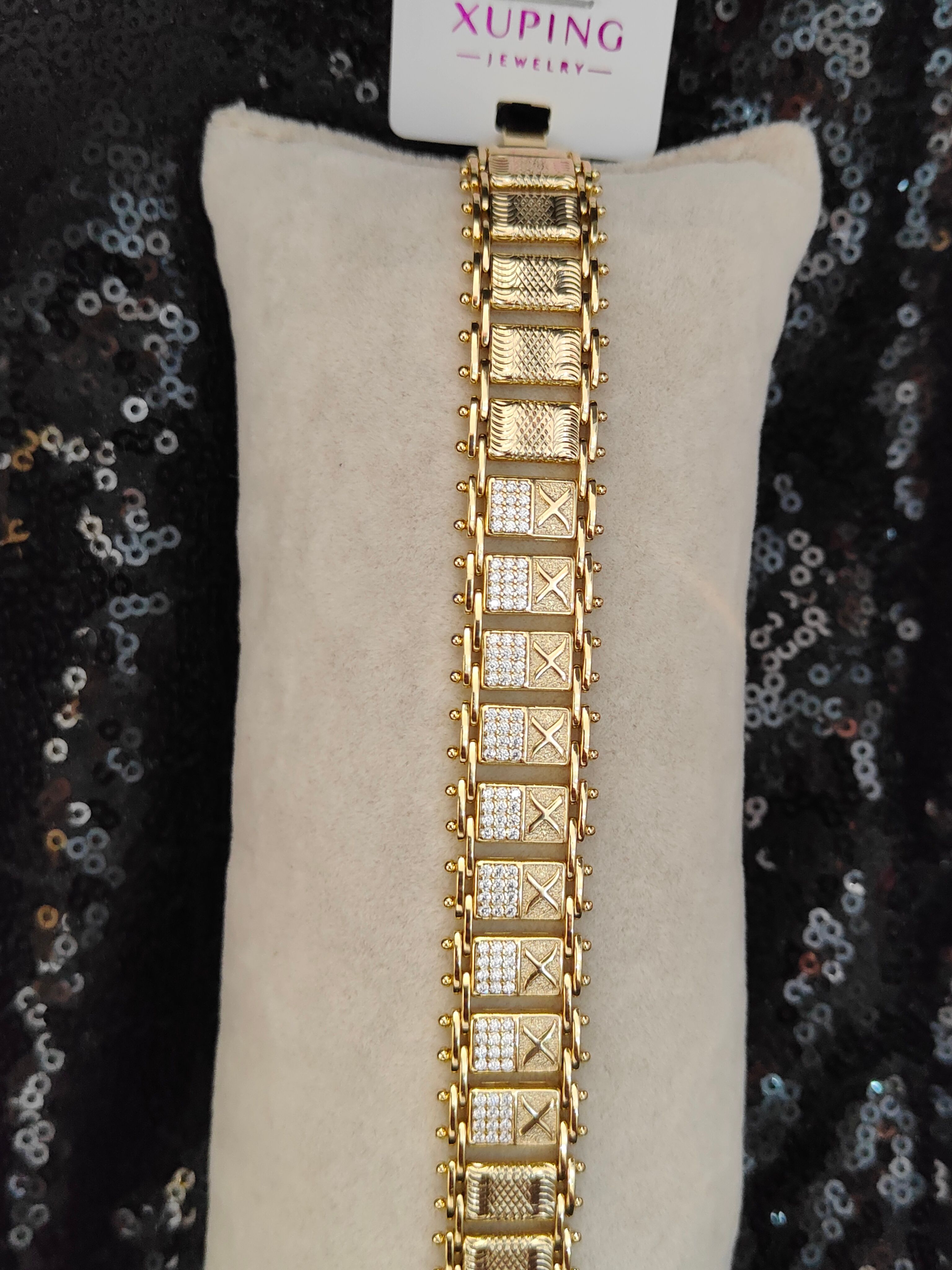 Vip Seri Xuping Bileklik - Gold - 5