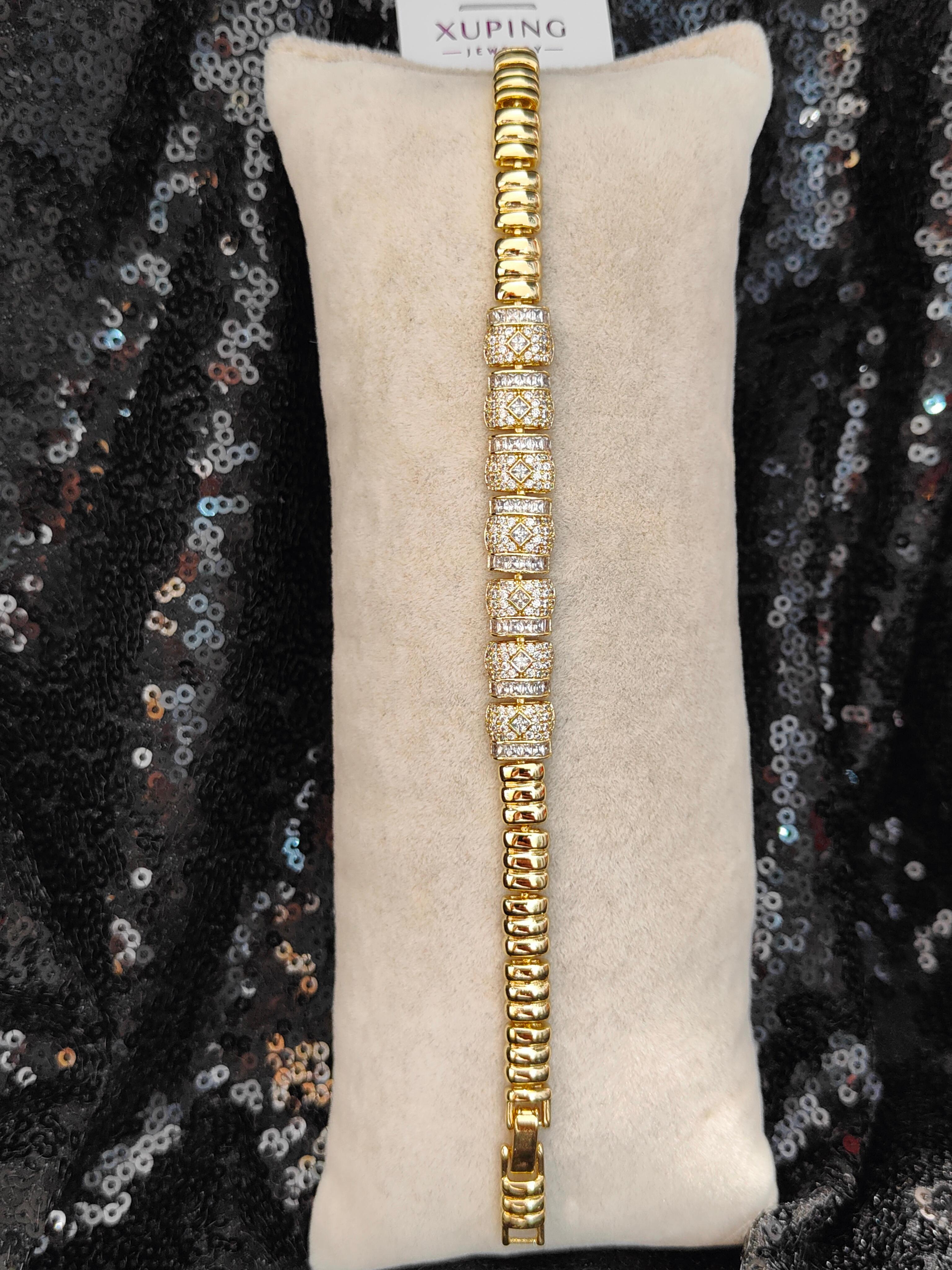 Vip Seri Xuping Bileklik - Gold - 10