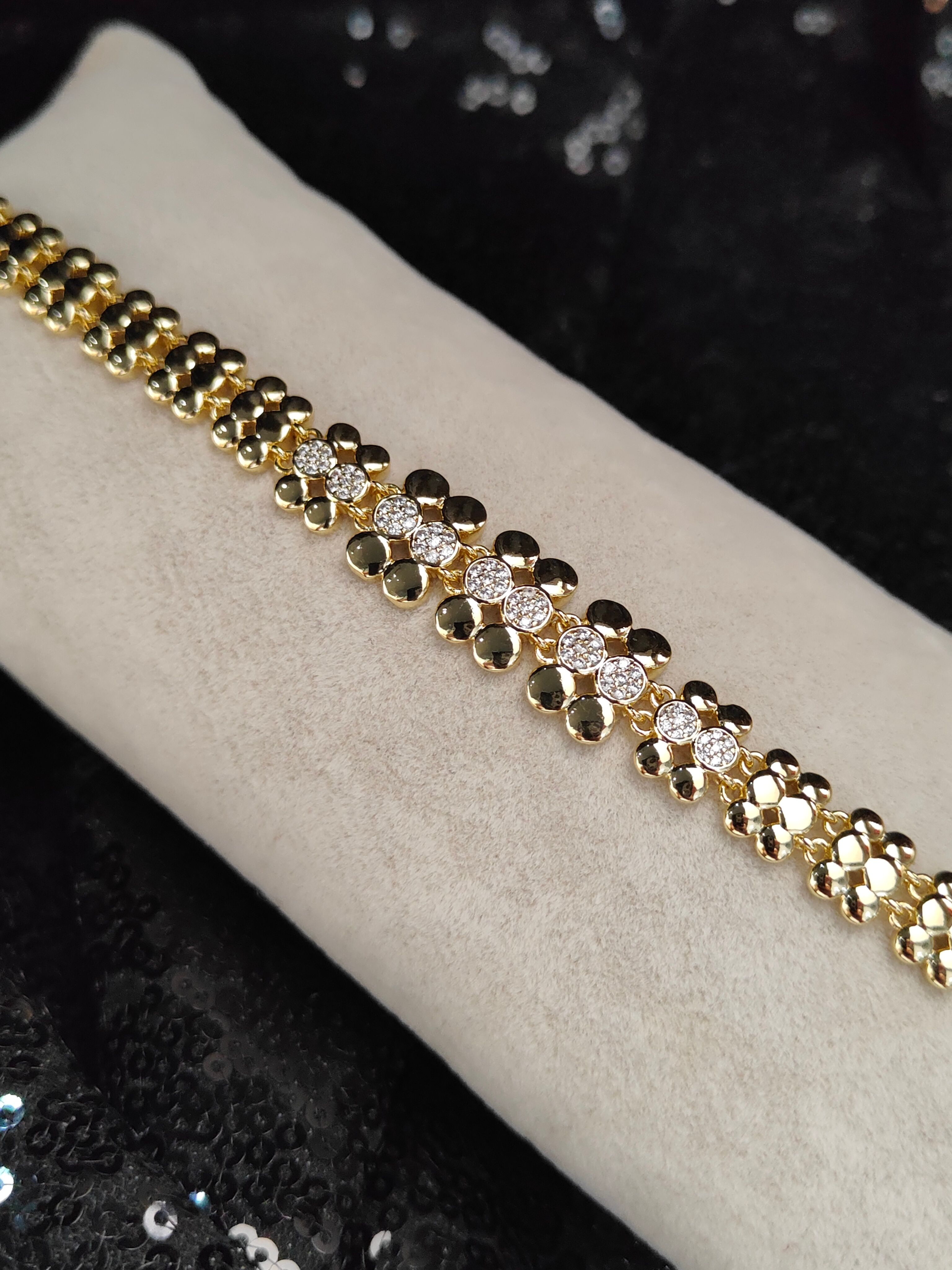 Vip Seri Xuping Bileklik - Gold - 6