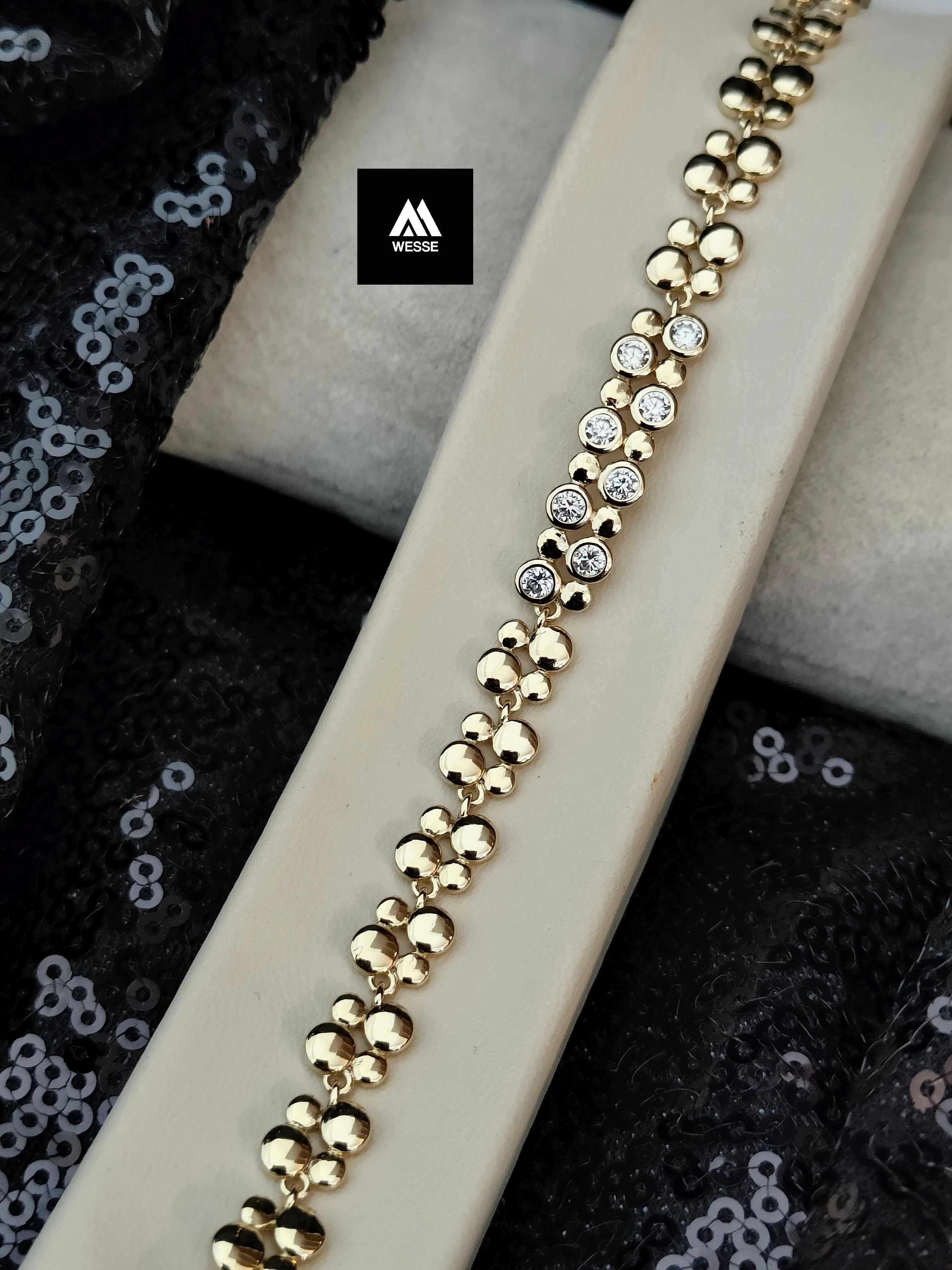 Xuping Vip Seri 14K Altın Renk Bileklik