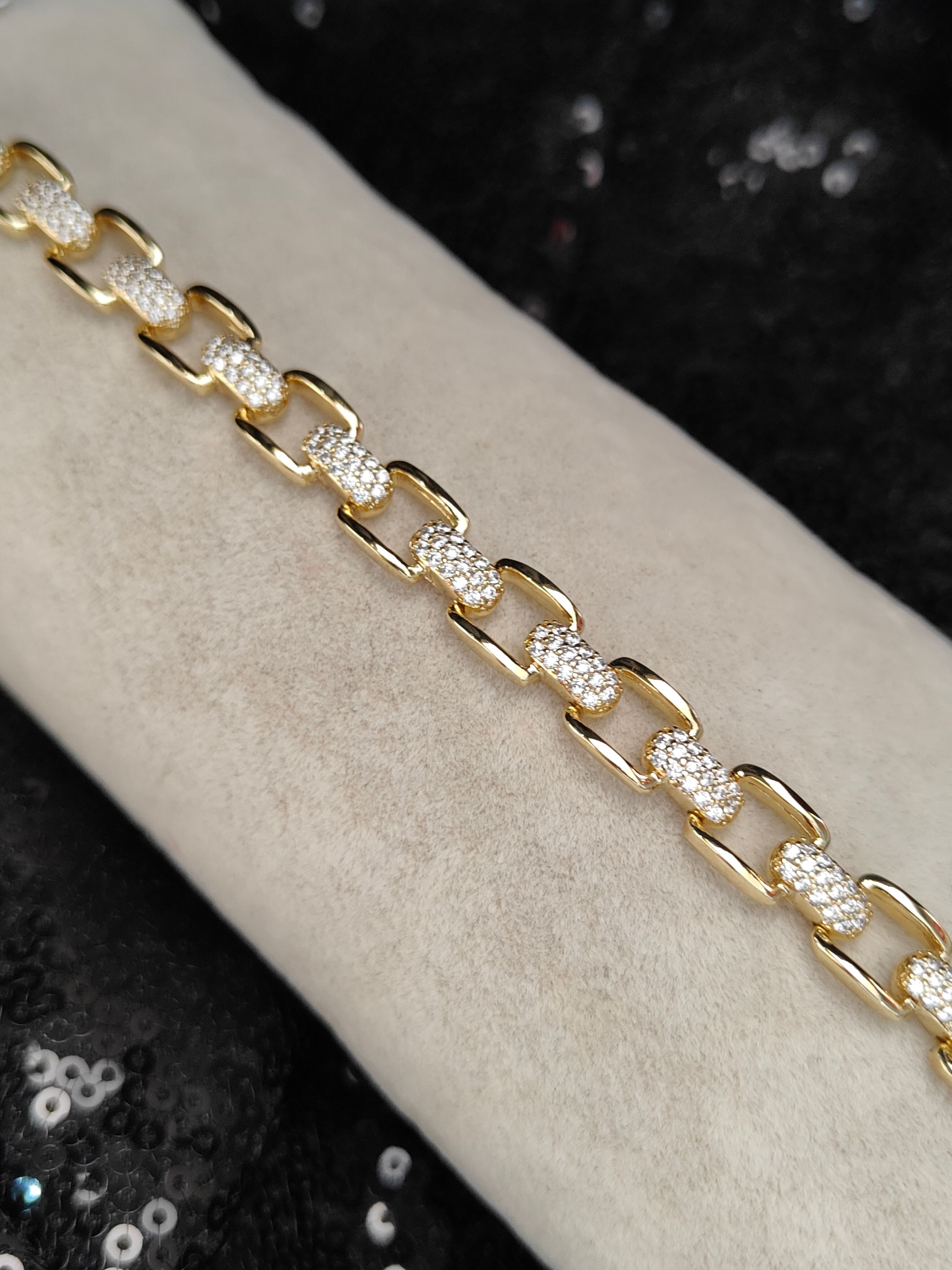 Vip Seri Xuping Bileklik - Gold - 5
