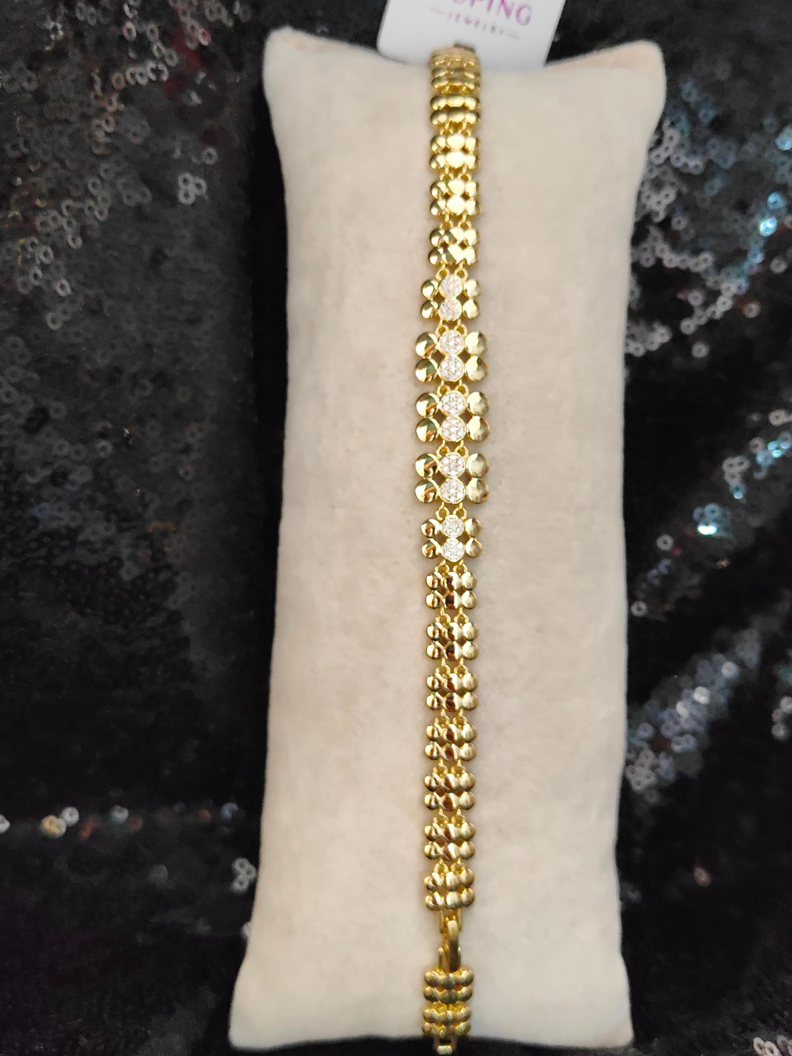 Vip Seri Xuping Bileklik - Gold - 6