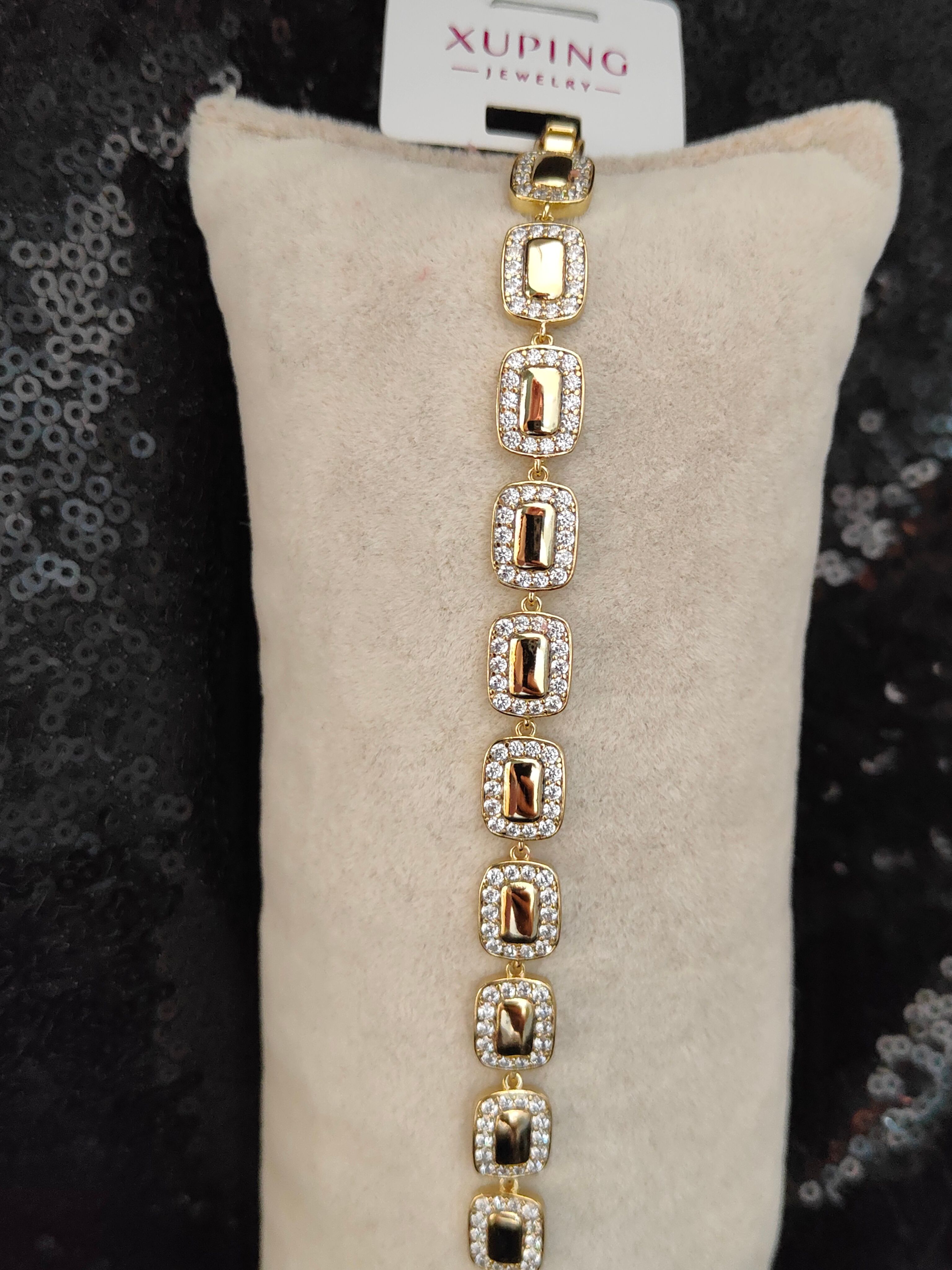 Vip Seri Xuping Bileklik - Gold - 4