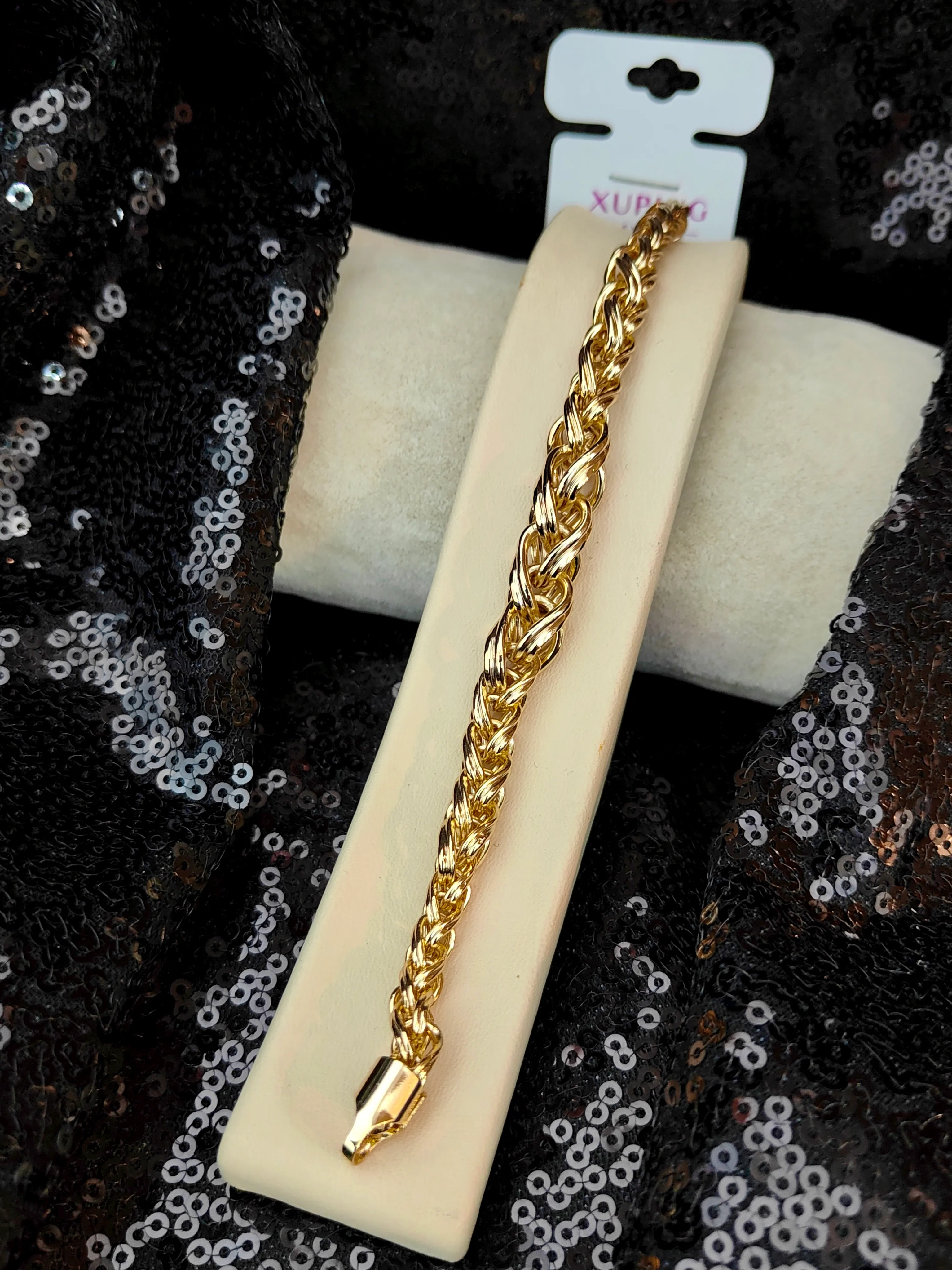 Xuping Vip Seri 14K Altın Renk Bileklik