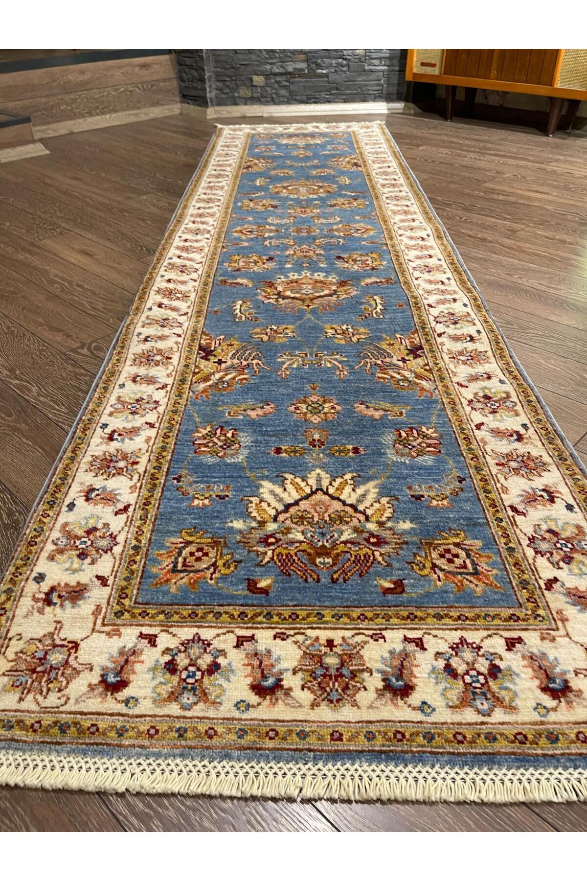 Afgan El dokuma Uşak Yolluk 82x308