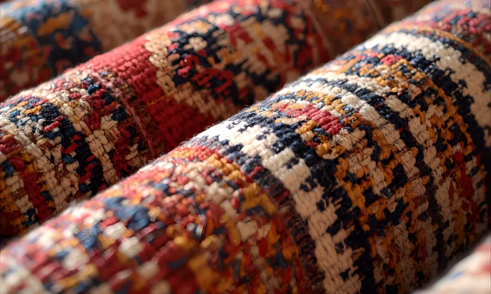 El dokuma halı, ustaların emeğiyle şekillenen ve yüzyıllardır aktarılan kültürel mirası temsil ediyor; her desen gelenek ve tarih taşıyor.