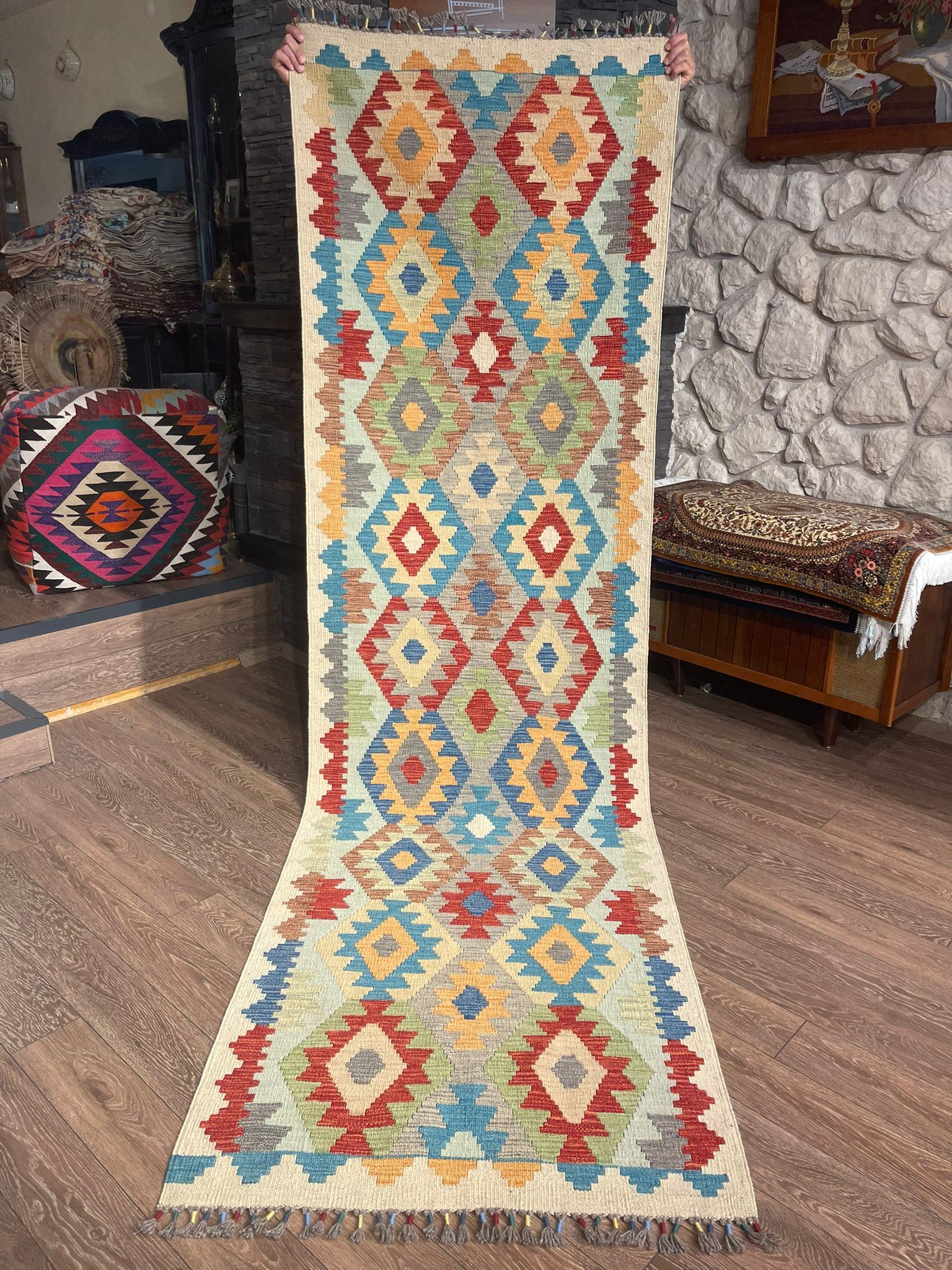EL DOKUMA AFGAN KİLİMİ