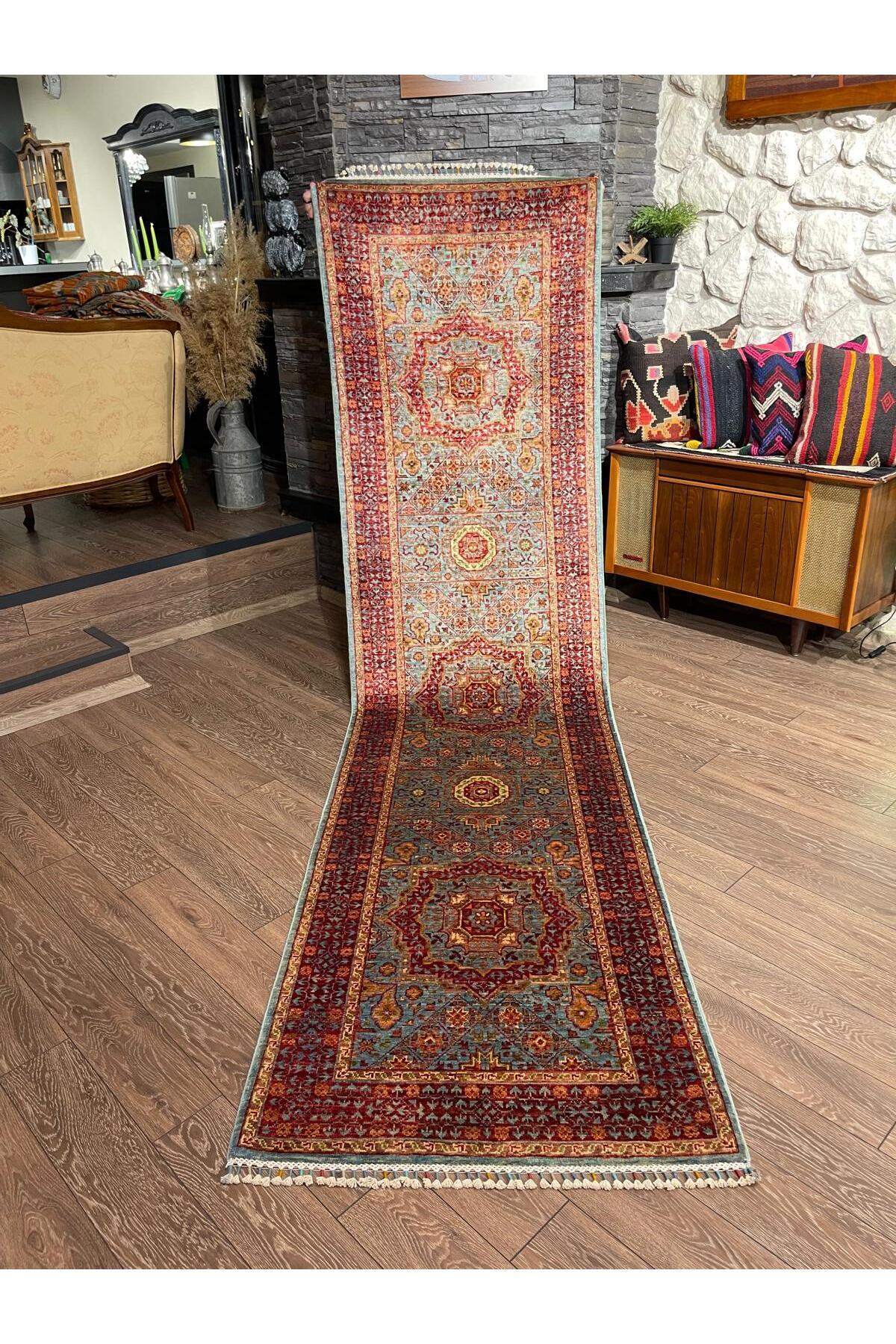 El Dokuma Memlük Afgan Yolluk 81x315