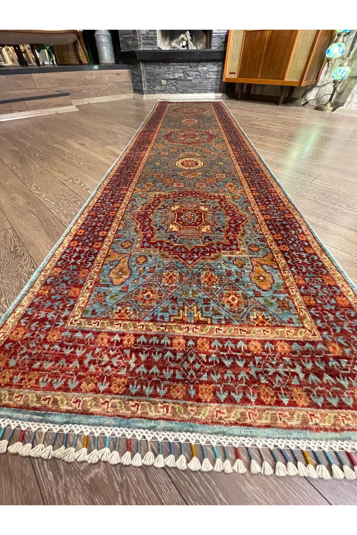 El Dokuma Memlük Afgan Yolluk 81x315