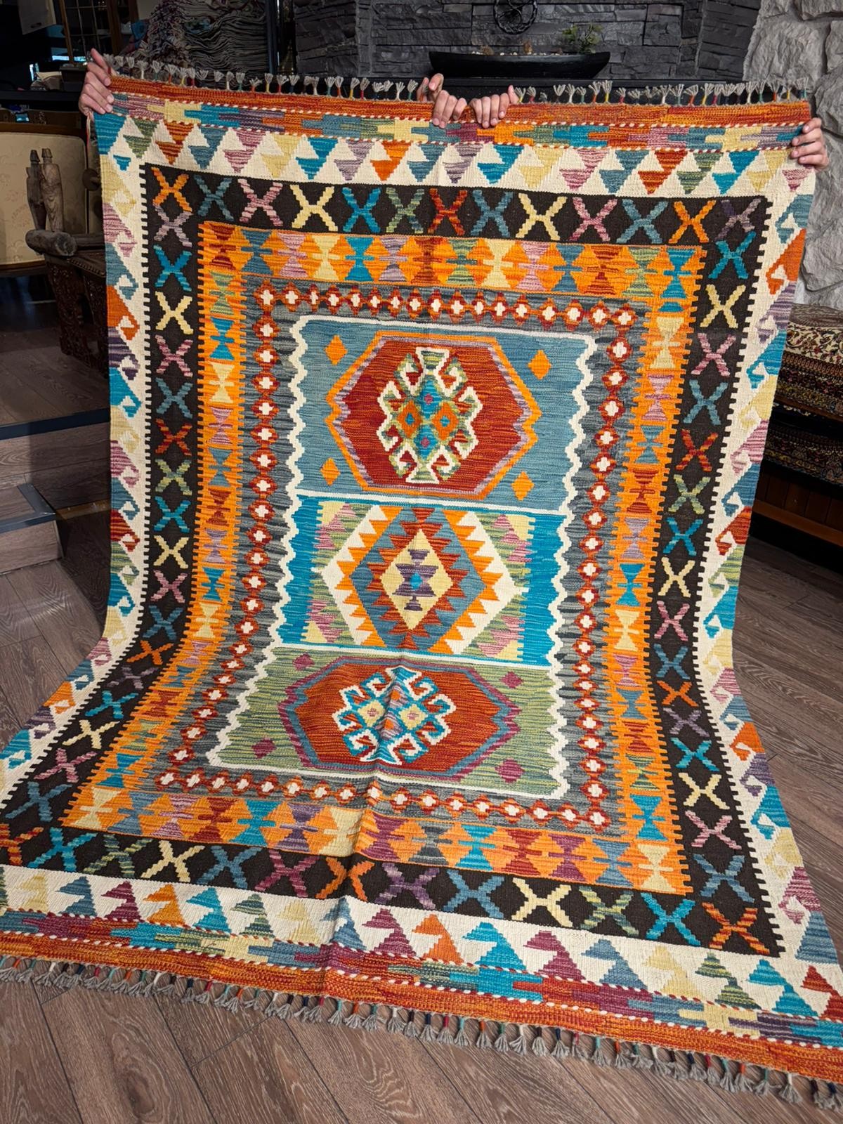 EL DOKUMA AFGAN KİLİMİ