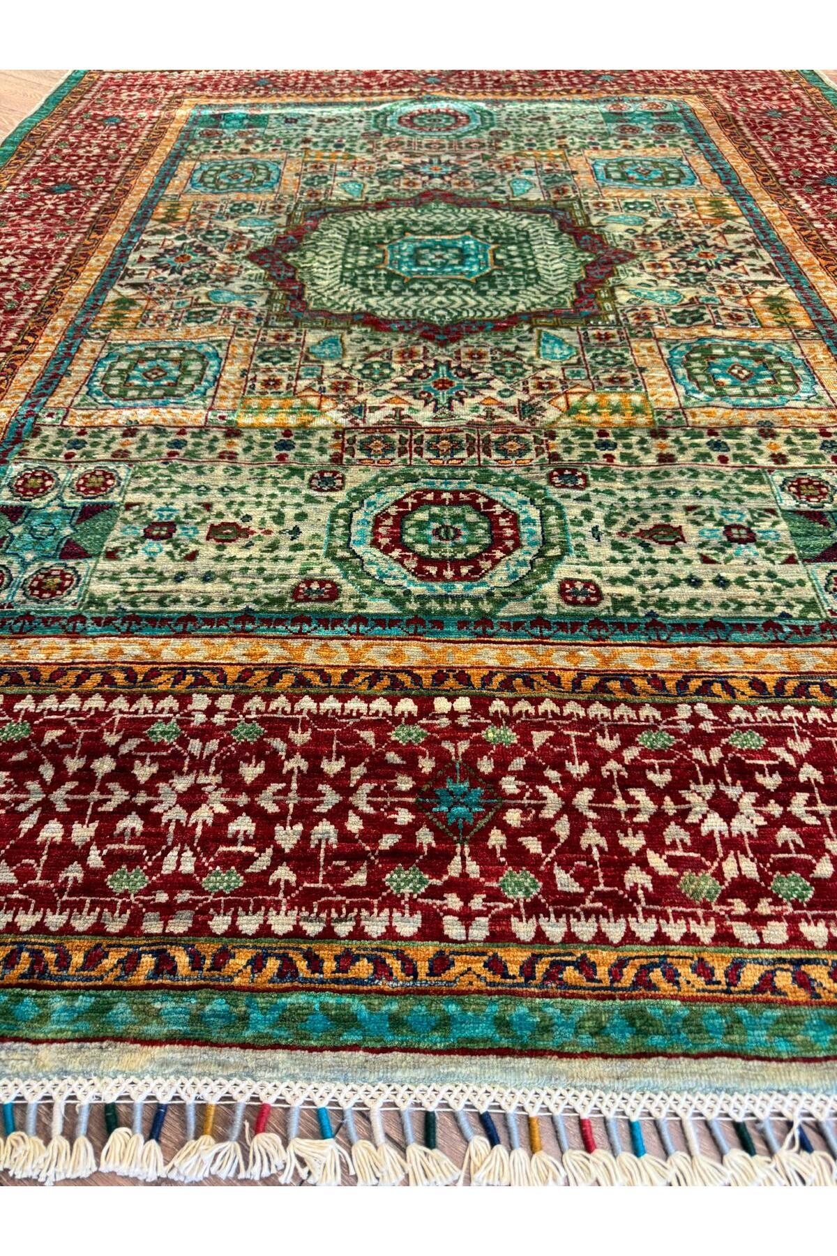 Afgan El dokuma Memlük Halısı 155x203