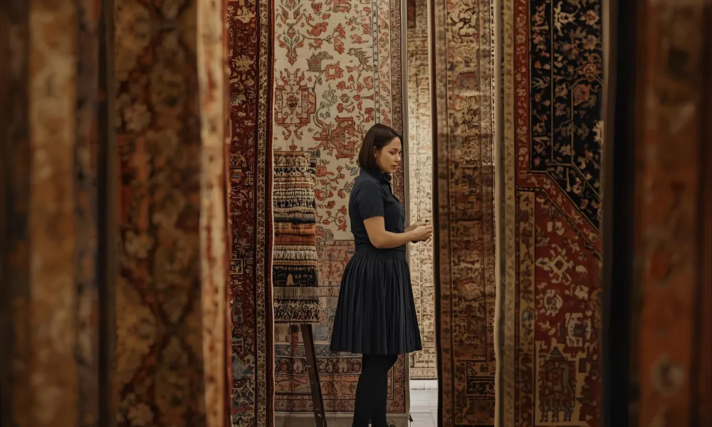 Kadın emeğinin gücüyle şekillenen el dokuma halılar, gelenekten modern yaşam alanlarına taşınıyor. Rustikev, kadın girişimciliği ve el sanatlarını buluşturuyor.<br><br>