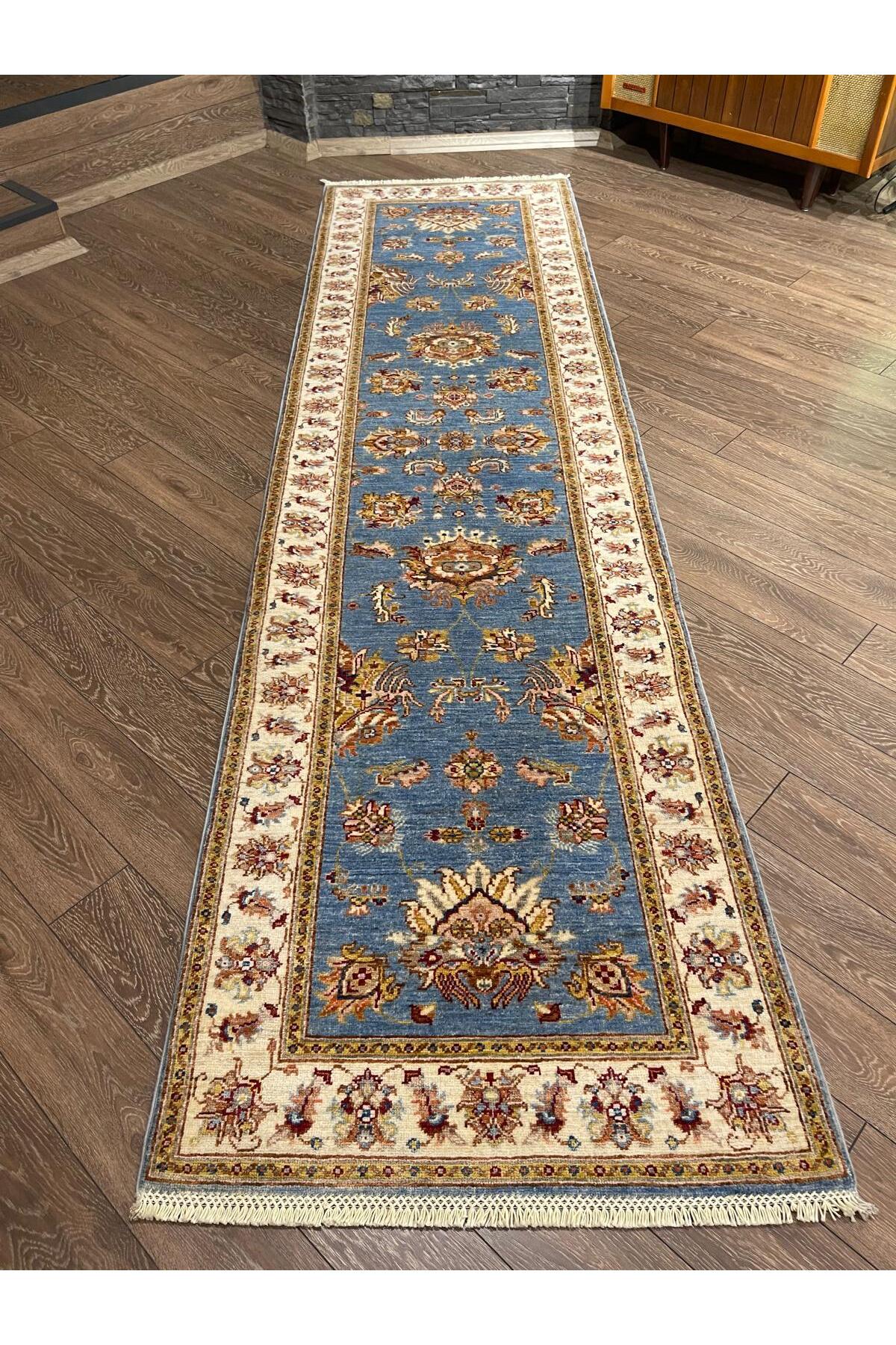 Afgan El dokuma Uşak Yolluk 82x308