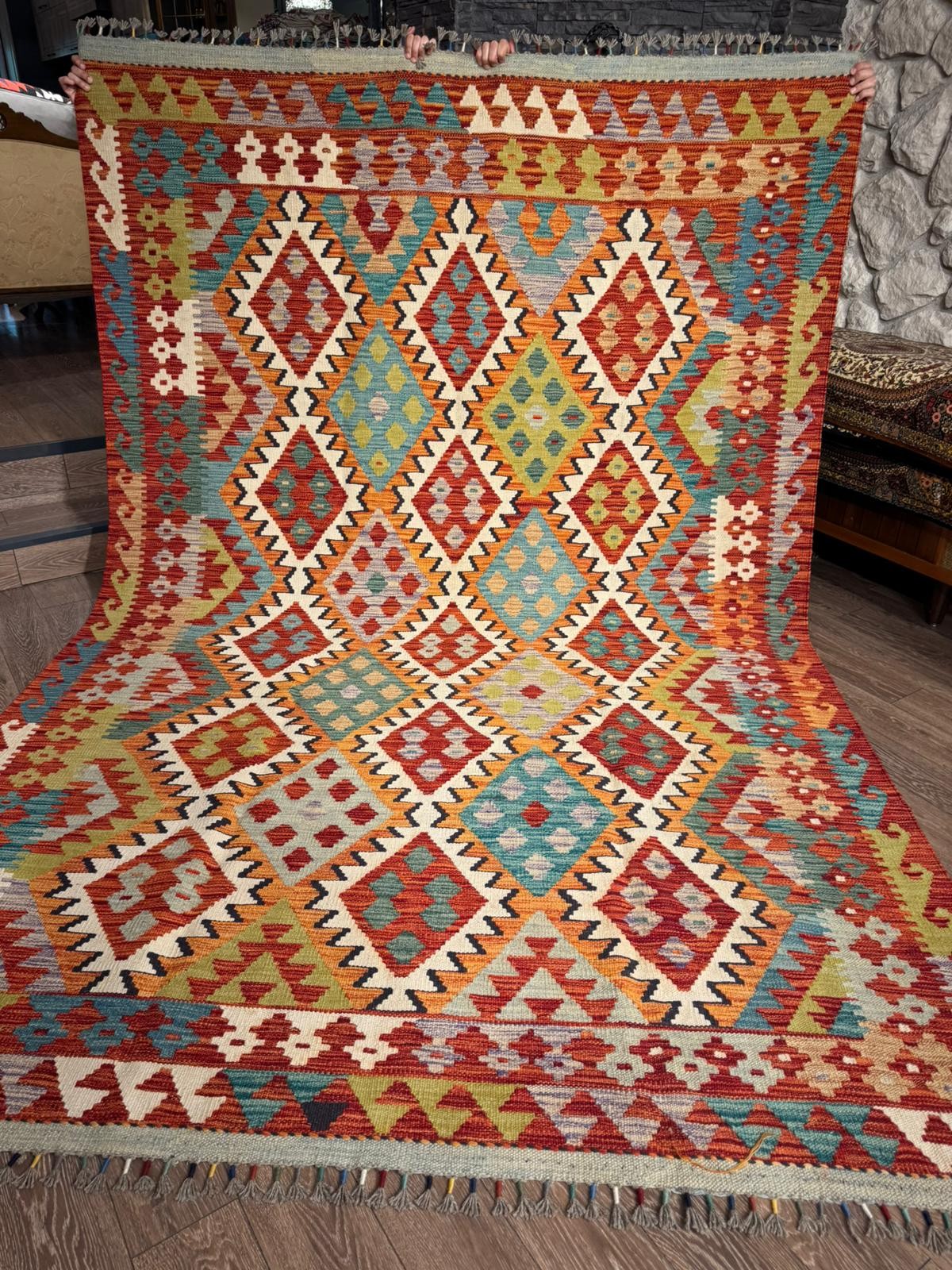 EL DOKUMA AFGAN KİLİM