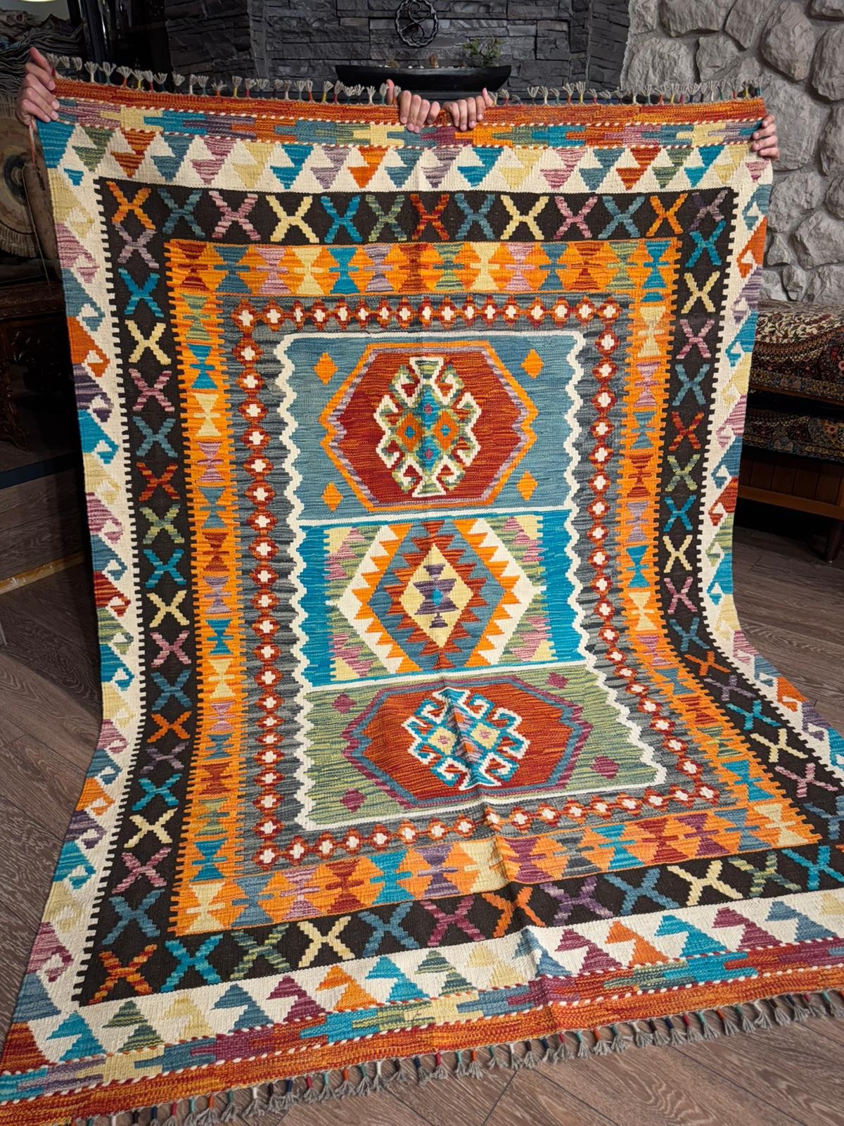 EL DOKUMA AFGAN KİLİMİ