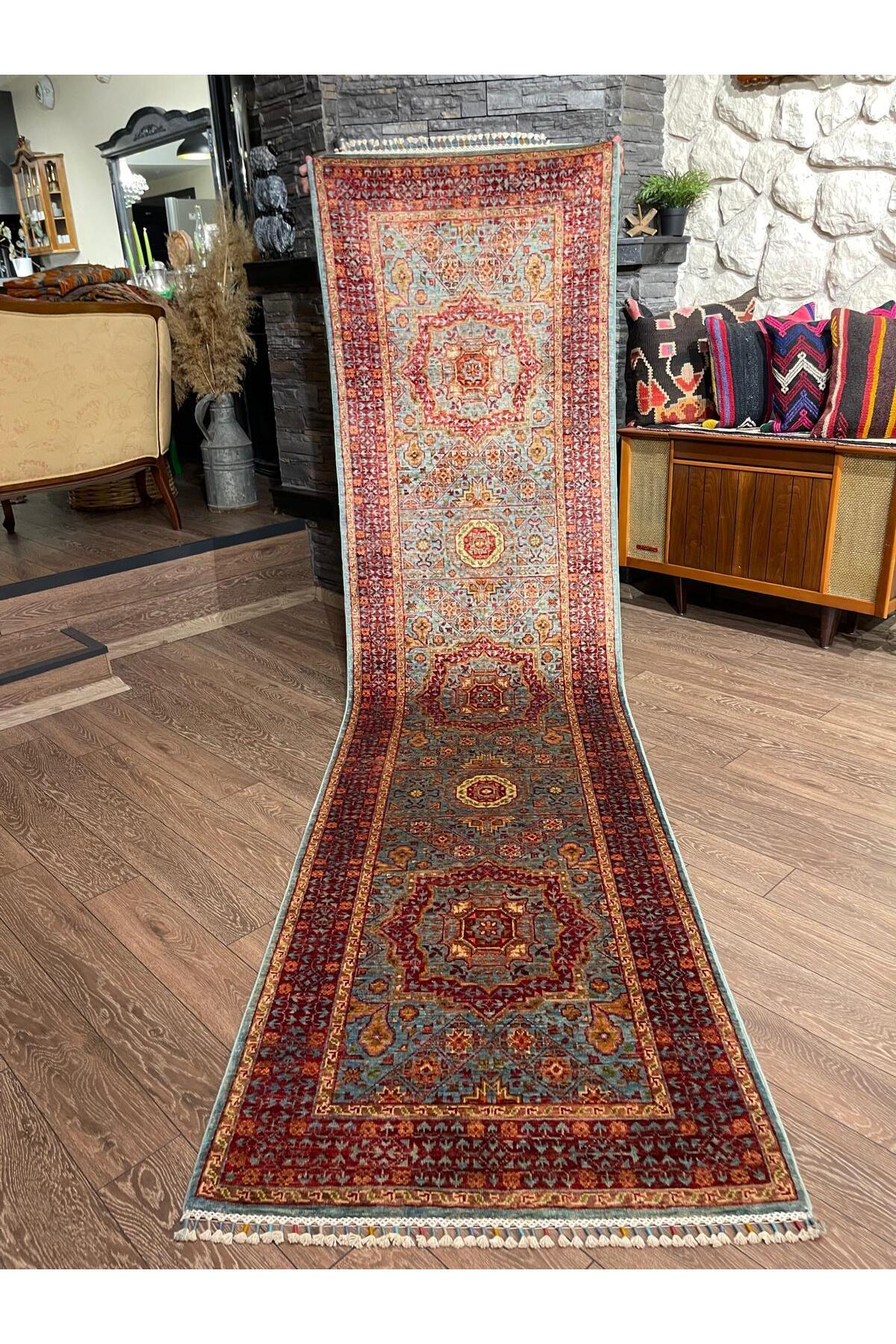 El Dokuma Memlük Afgan Yolluk 81x315