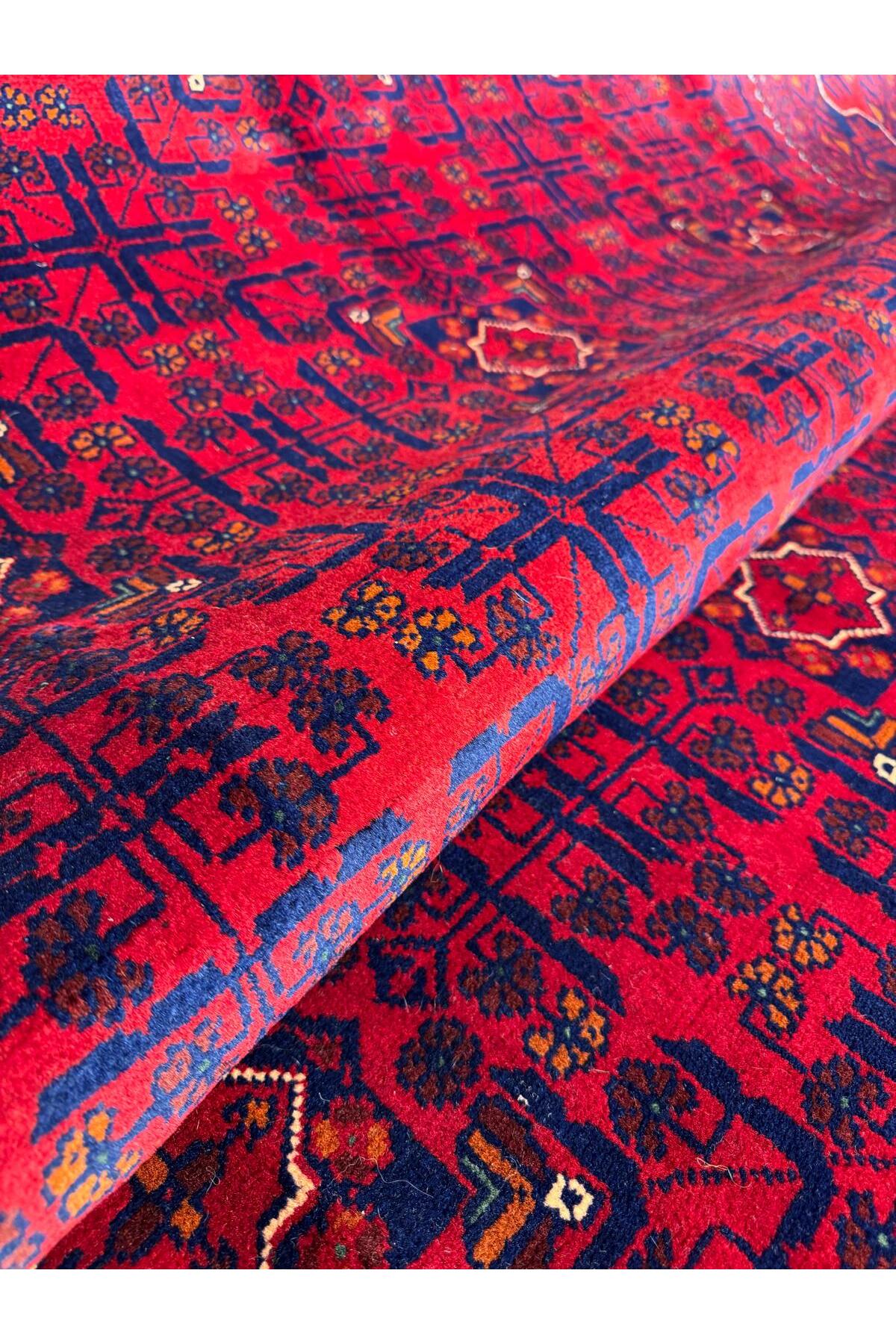 AFGANİSTAN BİLİCİK HALISI 202X313CM YÜN EL DOKUMA TABAN HALISI