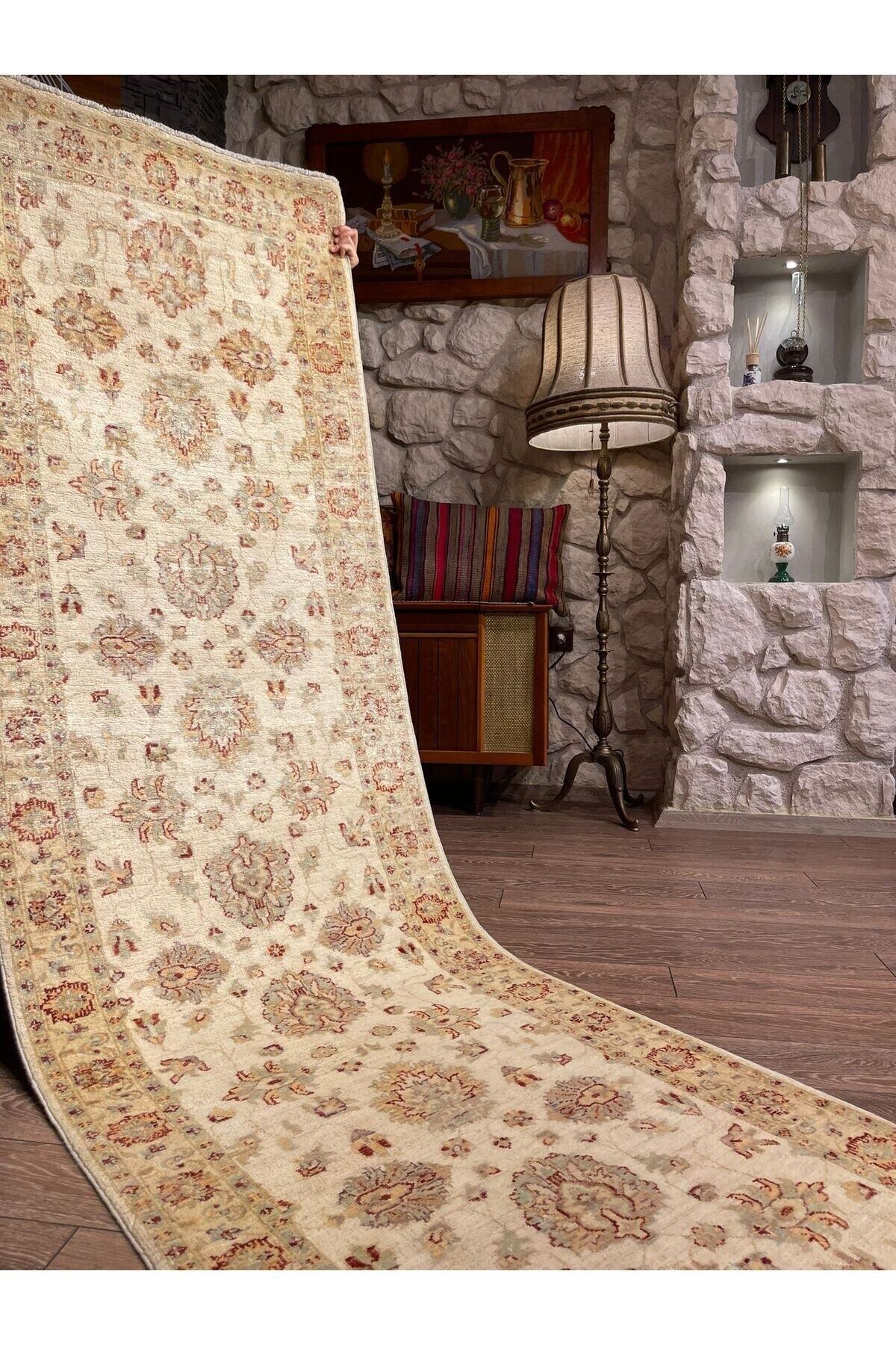 Afgan El Dokuma Yün Uşak Yolluk - Uşak Model 306x79