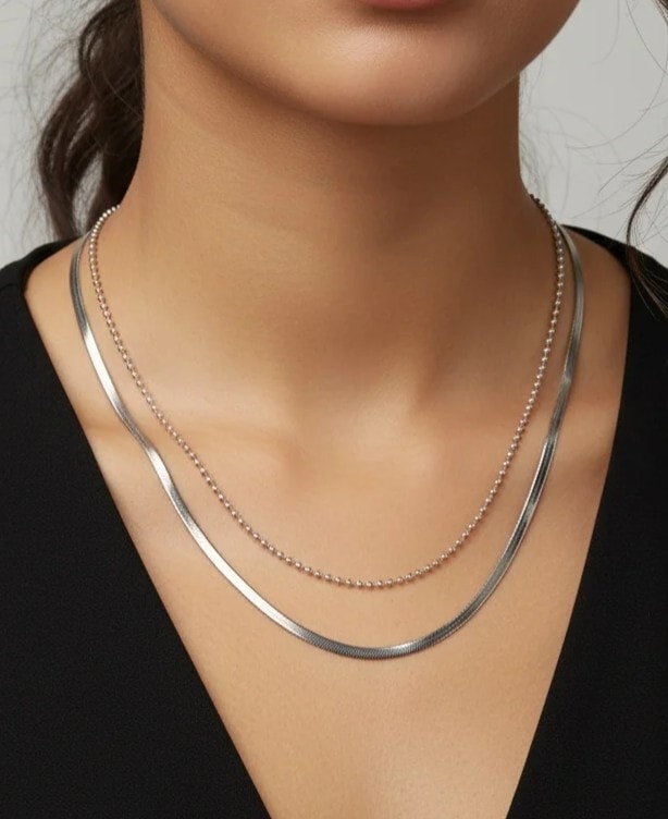 ikili italyan kolye 2mm