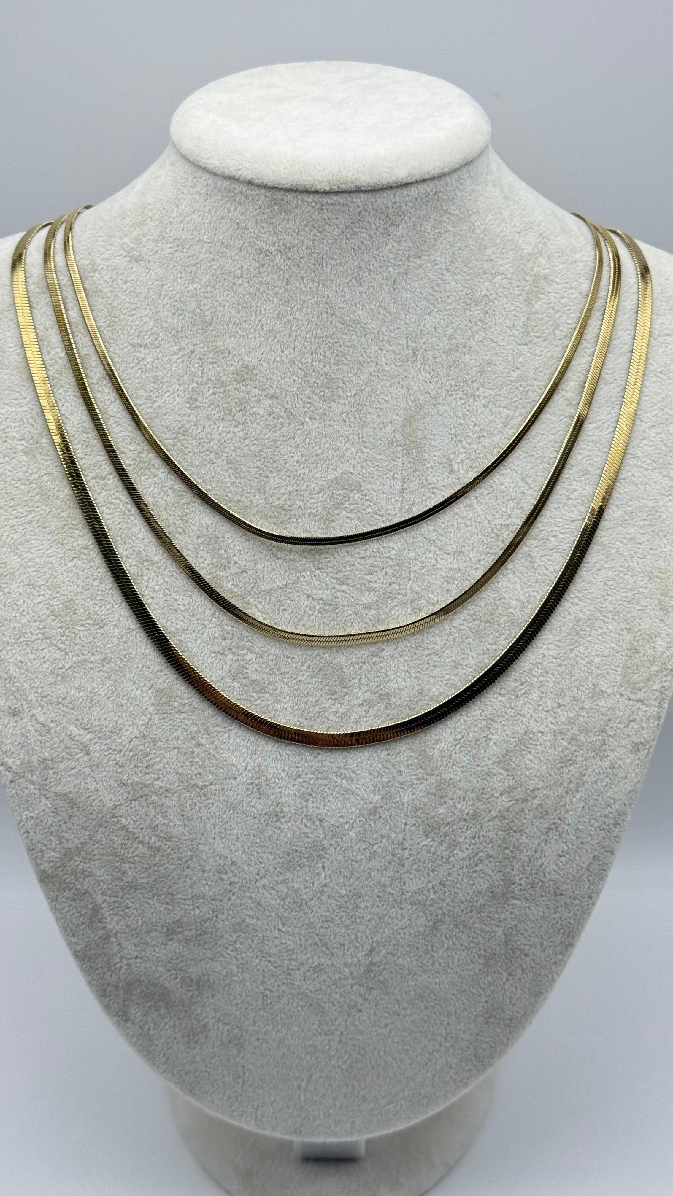 3lü italyan kolye 3mm