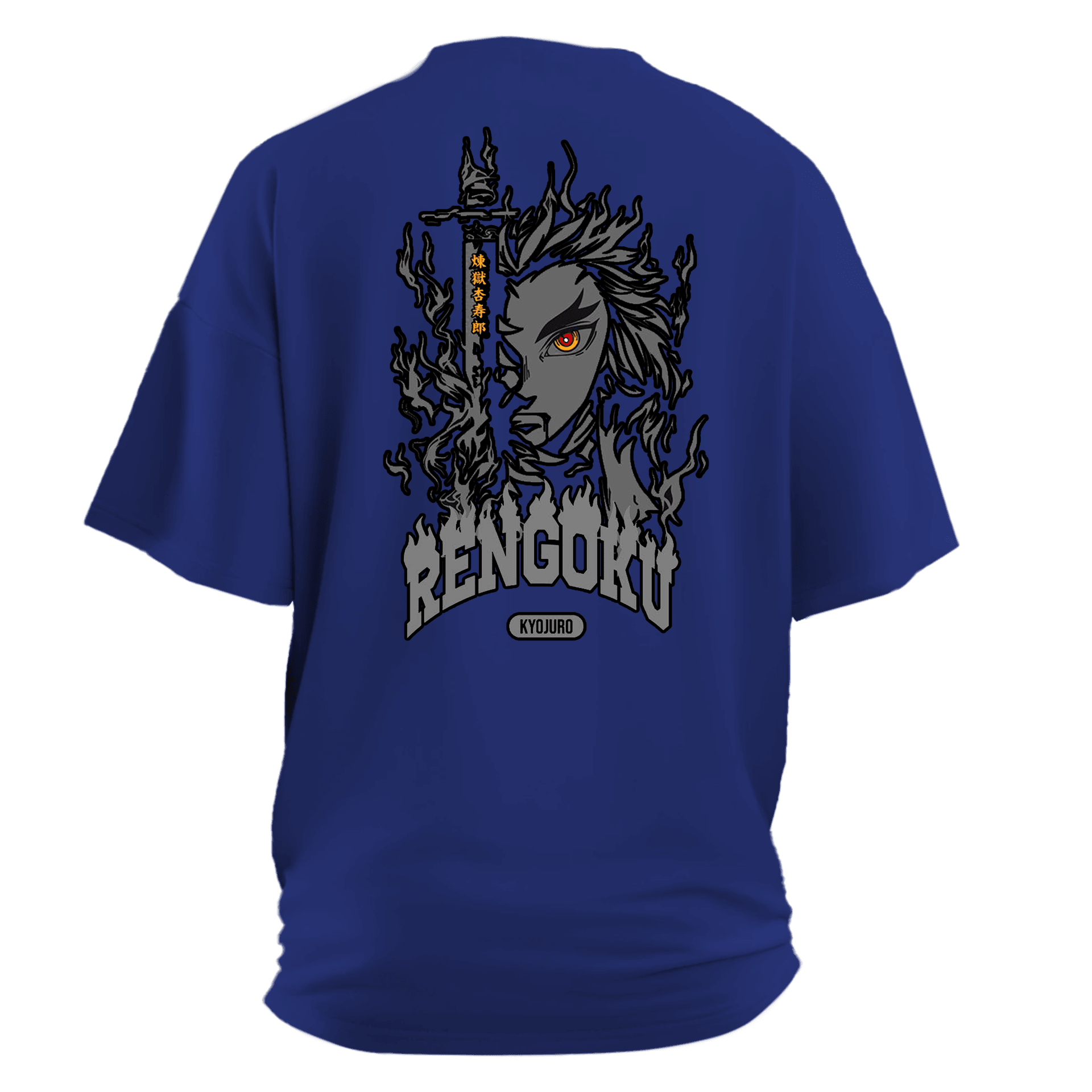 Rengoku  Ön Nakışlı ve Arka BaskılıAnime Series (Unisex Tişört)