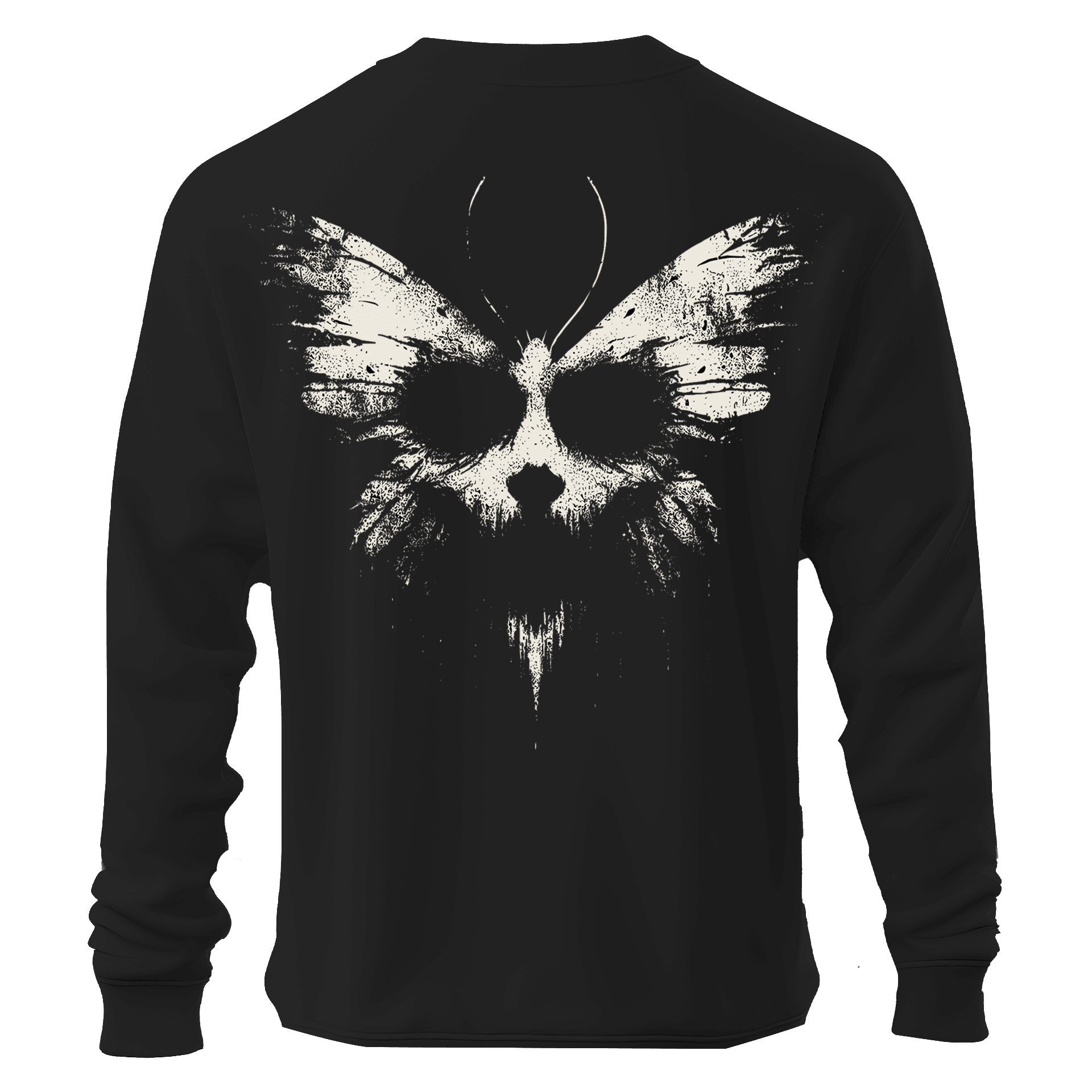 Gothic Butterfly Ön Ve Arka Baskılı  (Unisex Sweatshirt)
