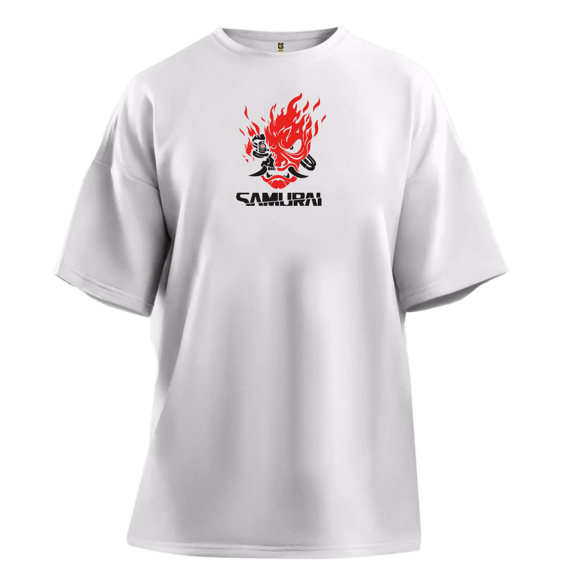 Cyberpunk Samurai Warrior Series Ön Nakışlı (Unisex Tişört )