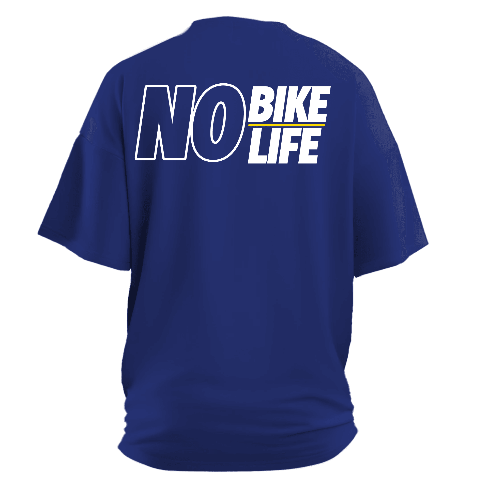 No Bike No Life   Ön Baskılı ve Arka Moto  Series(Unisex Tişört )