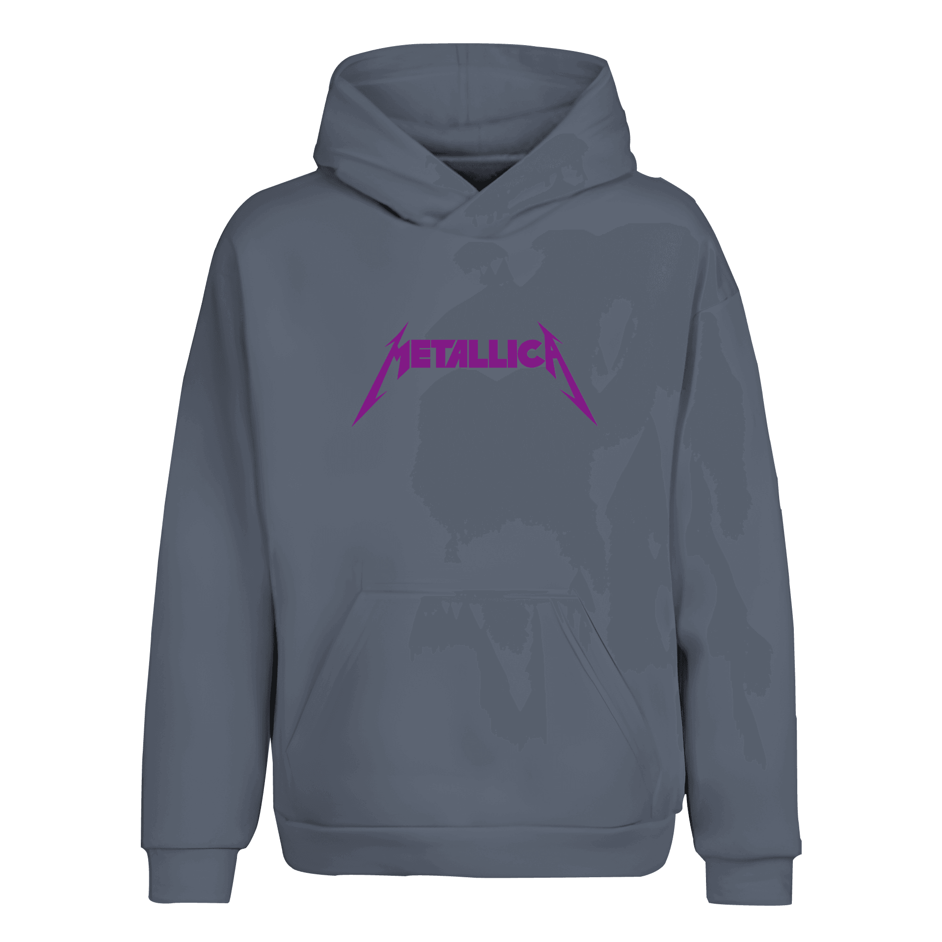 Metallica Rock Series Ön Nakışlı Kapüşon Baskılı (Unisex Hoodie)