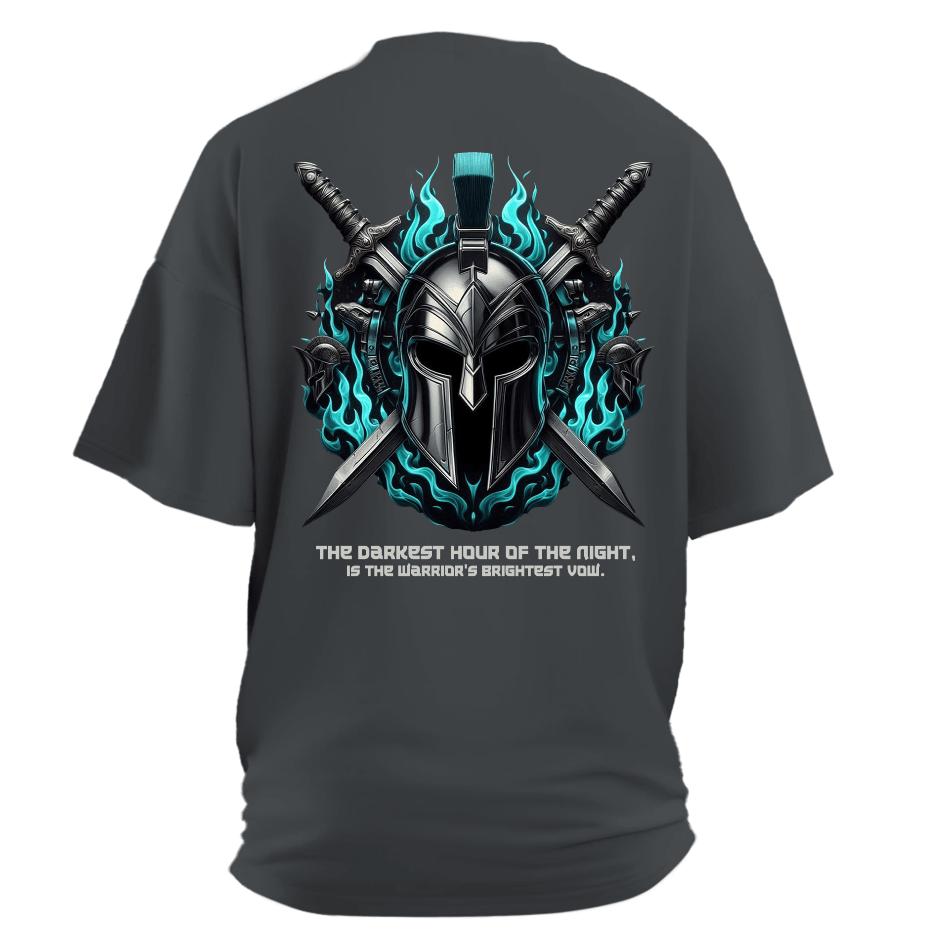  The darkest hour of the night, is the warrior's brightest vow Ön ve Arka Baskılı (Unisex Tişört)