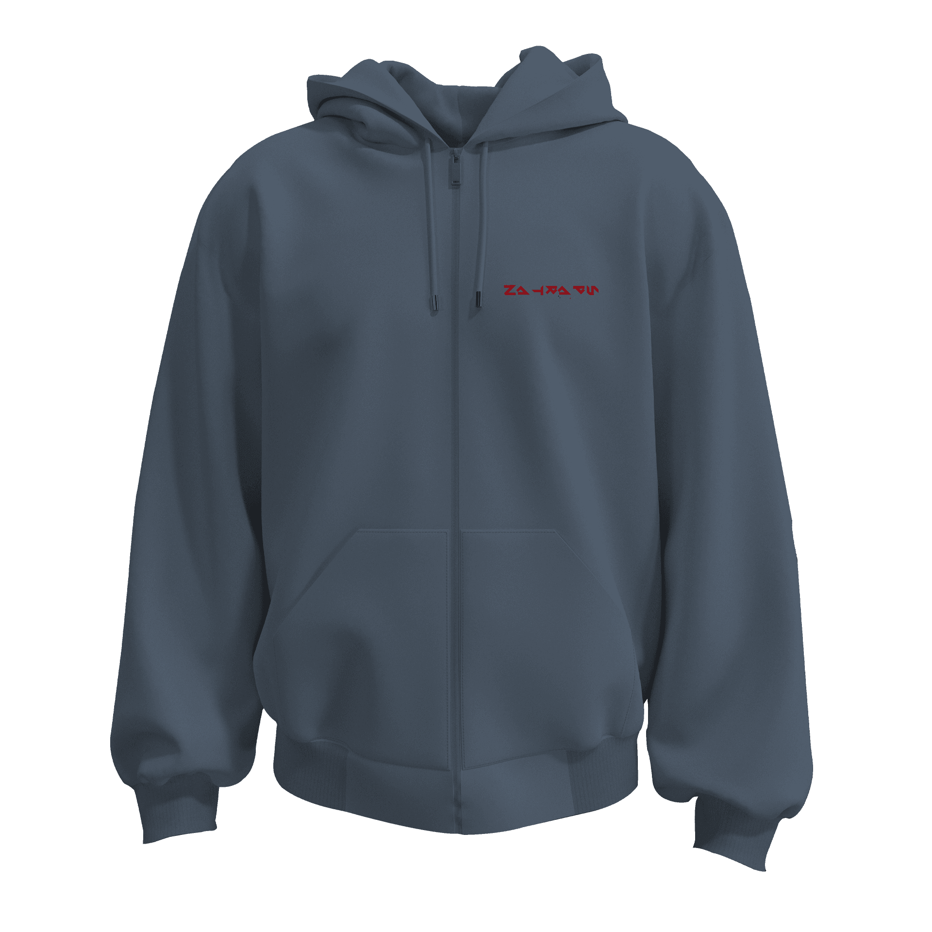 A Man A Warrior And A Monster Insıde Ön ve Arka Baskılı Warrior Series(Unisex Fermuarlı Hoodie )