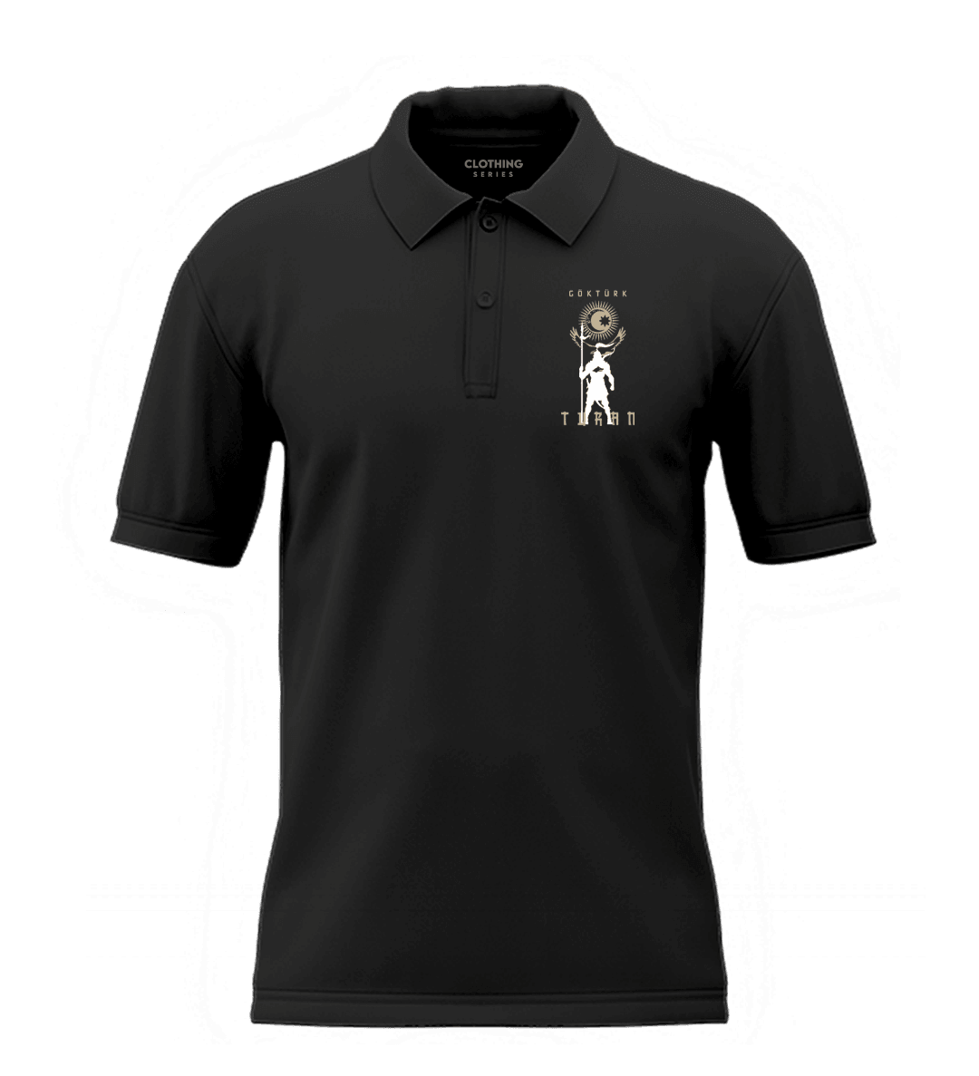 Göktürk  Ön  Baskılı (Unisex Polo Yaka)