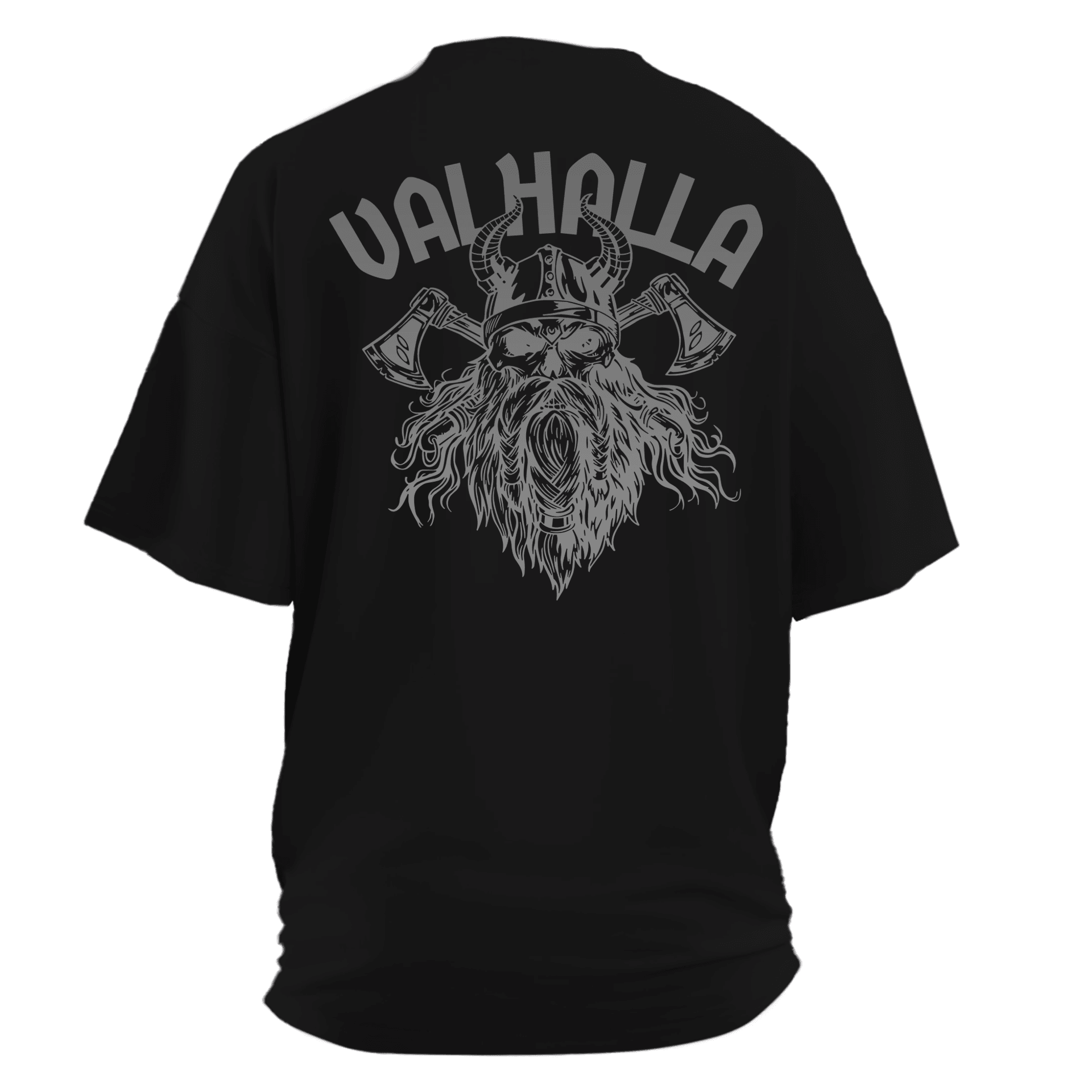The Valhalla Ön Arka Baskılı (Unisex Tişört )