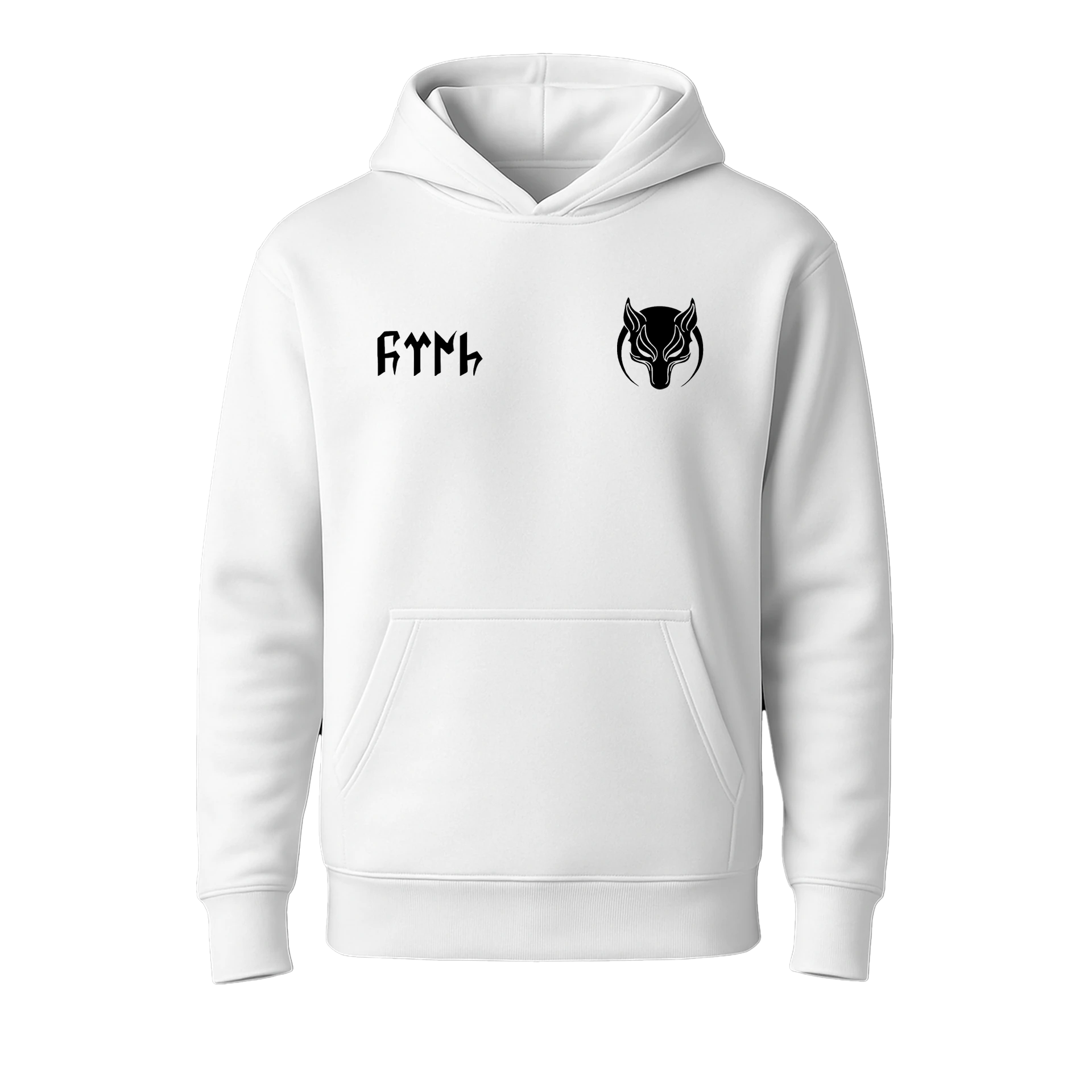 Gökbörü Ön Ve Arka Baskılı   Türk Serisi (Unisex Kapüşonlu)