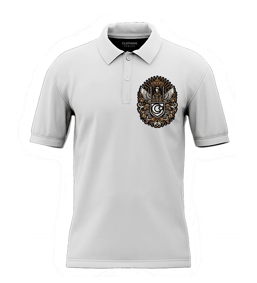 Türk Motif    Ön  Baskılı (Unisex Polo Yaka)