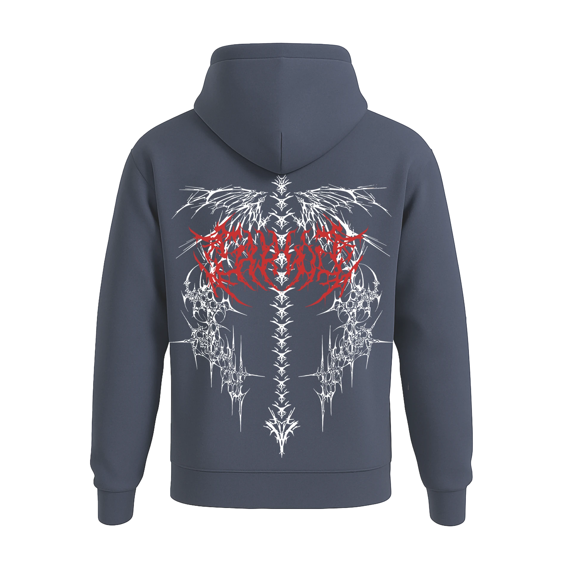 Vertebrae of Damnation  Ön ve Arka Baskılı  (Unisex Hoodie )