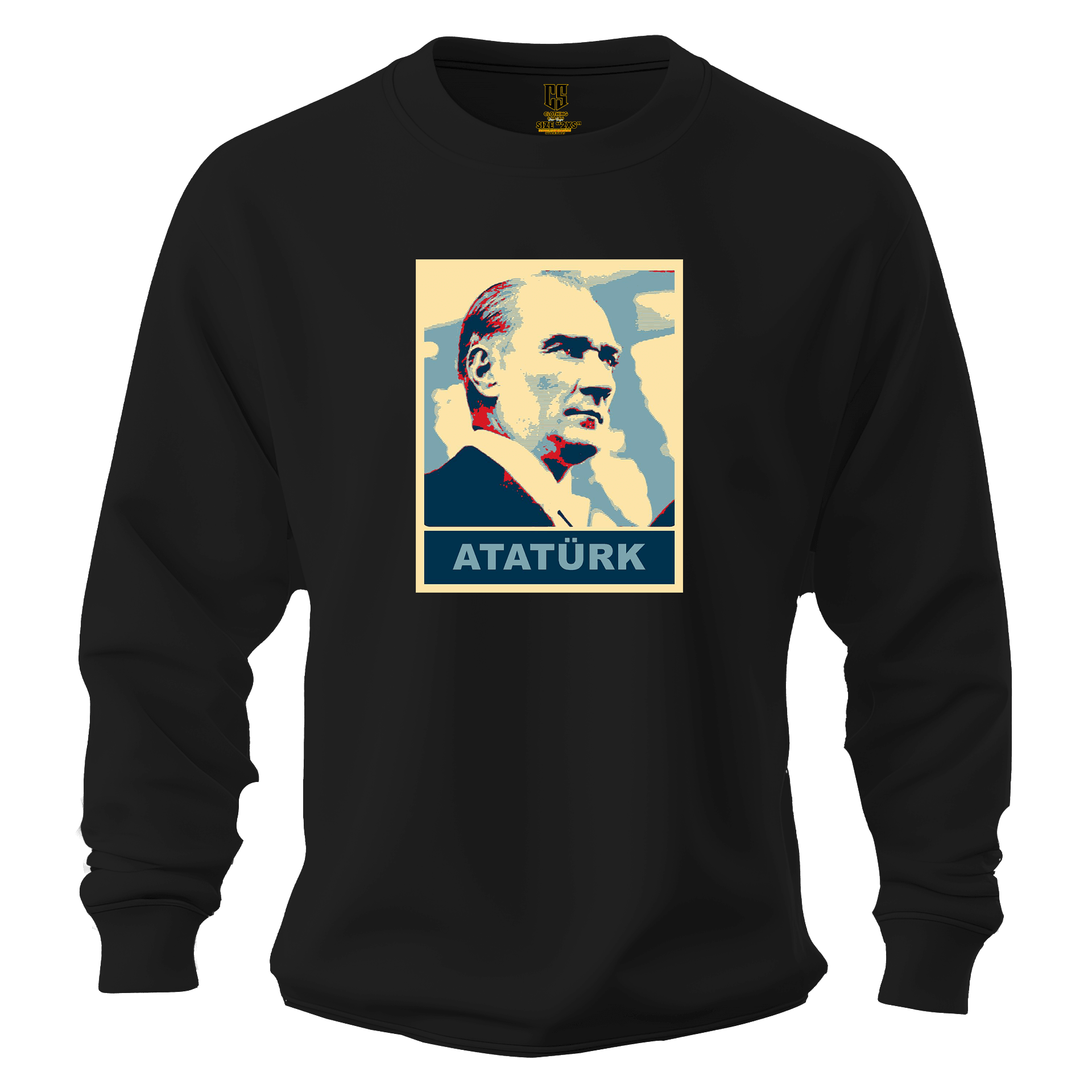 Atatürk   Ön Baskılı  (Unisex Kapüşonsuz)