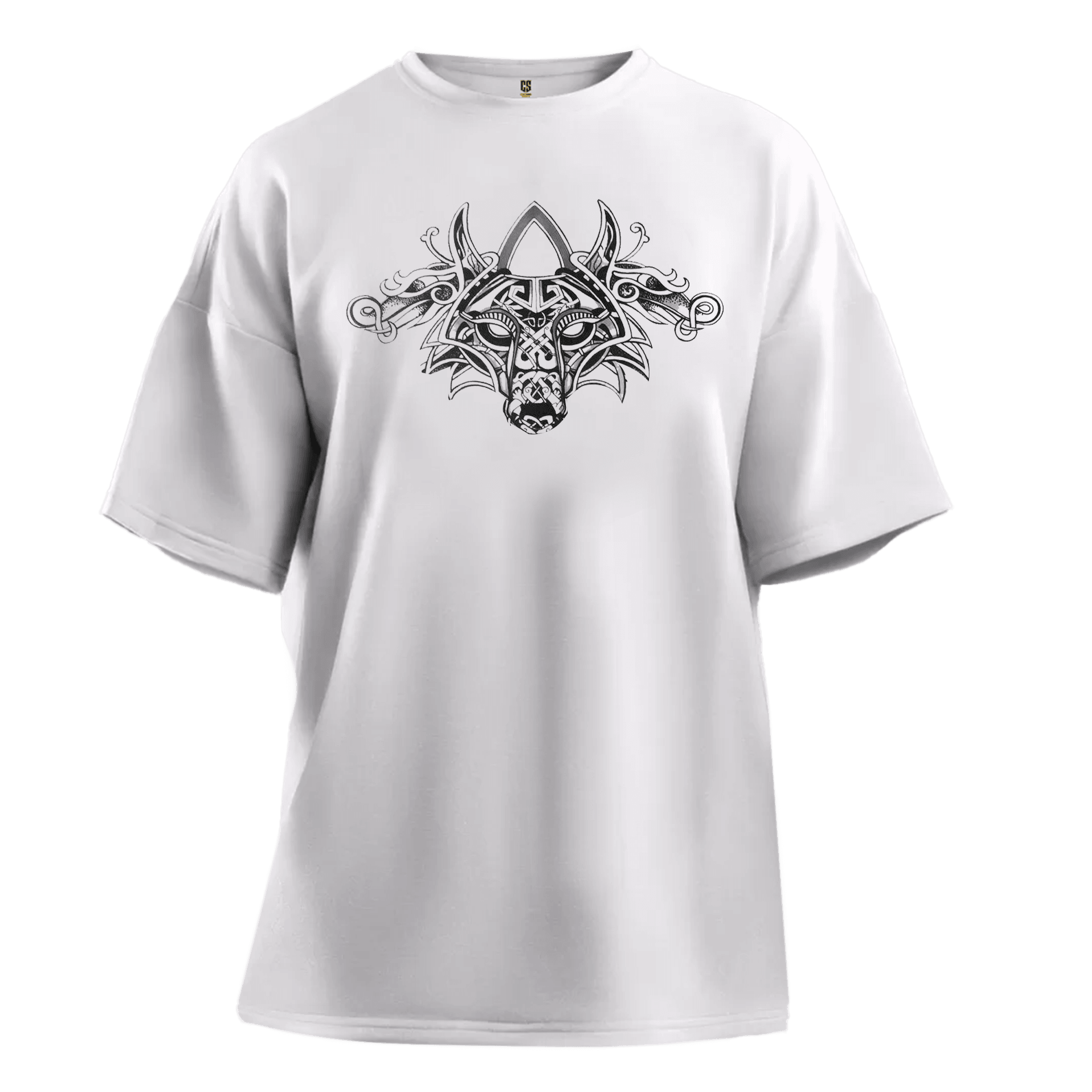 Nord Wolf  Ön Ve Arka Baskılı Nordic(Unisex Tişört)