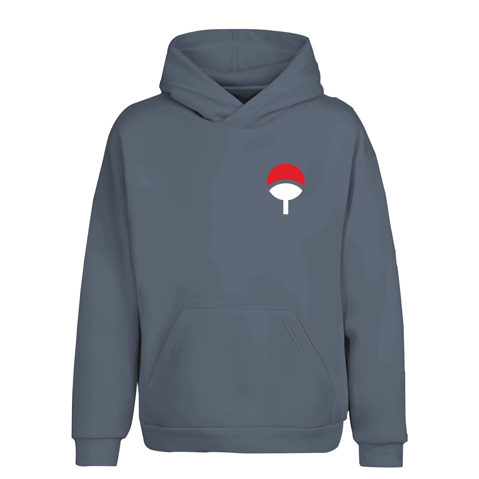 Naruto "Uchiha Klan" Ön Nakışlı  Anime Series (Unisex Hoodie)