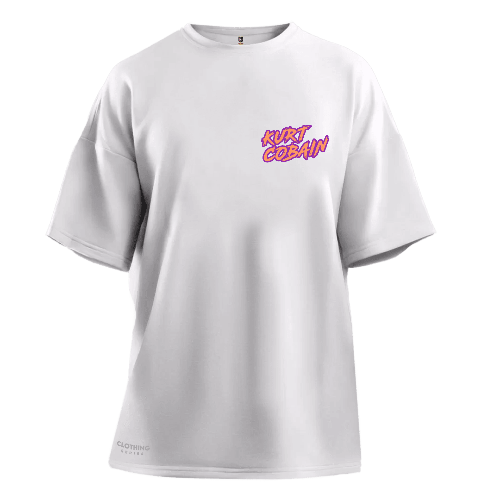 Nirvana Kurt Cobain Rock and Metal Series Ön Arka Baskılı (Unisex Tişört )