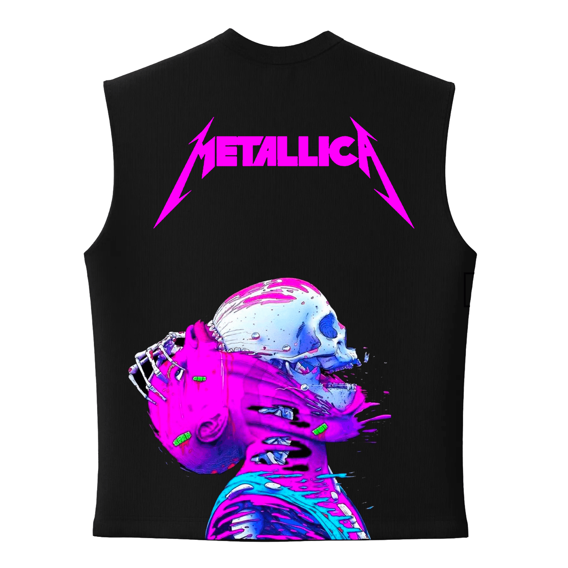 Metallica Revealing  Ön ve ArkaBaskılı (Unisex Sleeveless Atlet )
