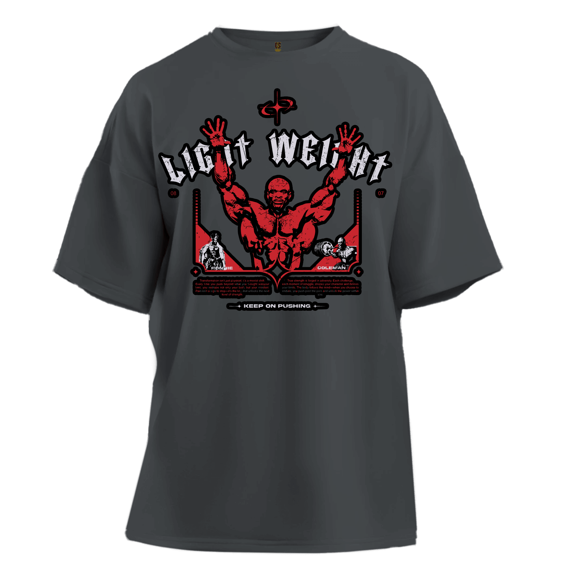 Light Weight  Ön Baskılı Spor Series (Unisex Tişört )