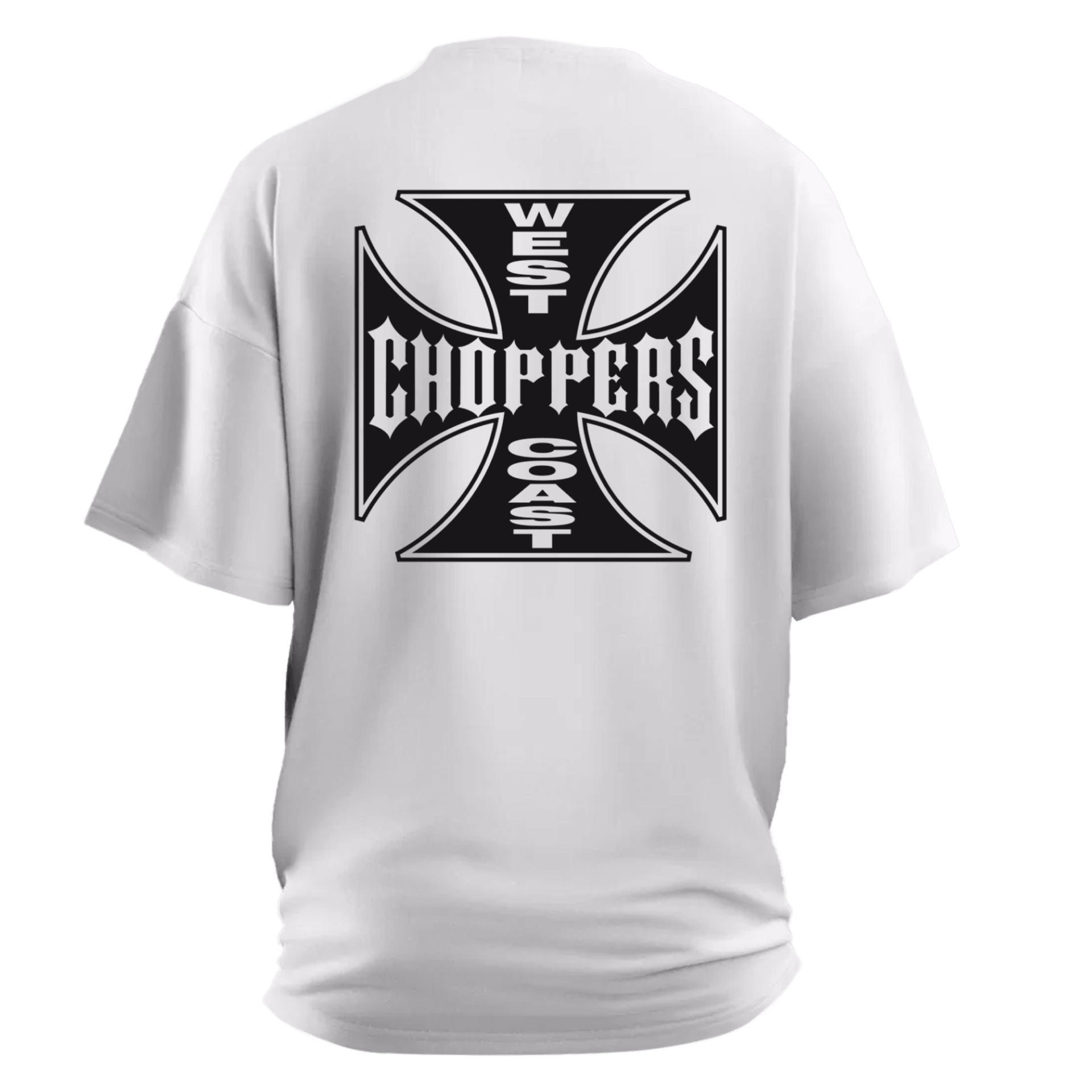  West Choopers    Ön ve Arka   Baskılı Moto  Series(Unisex Tişört )