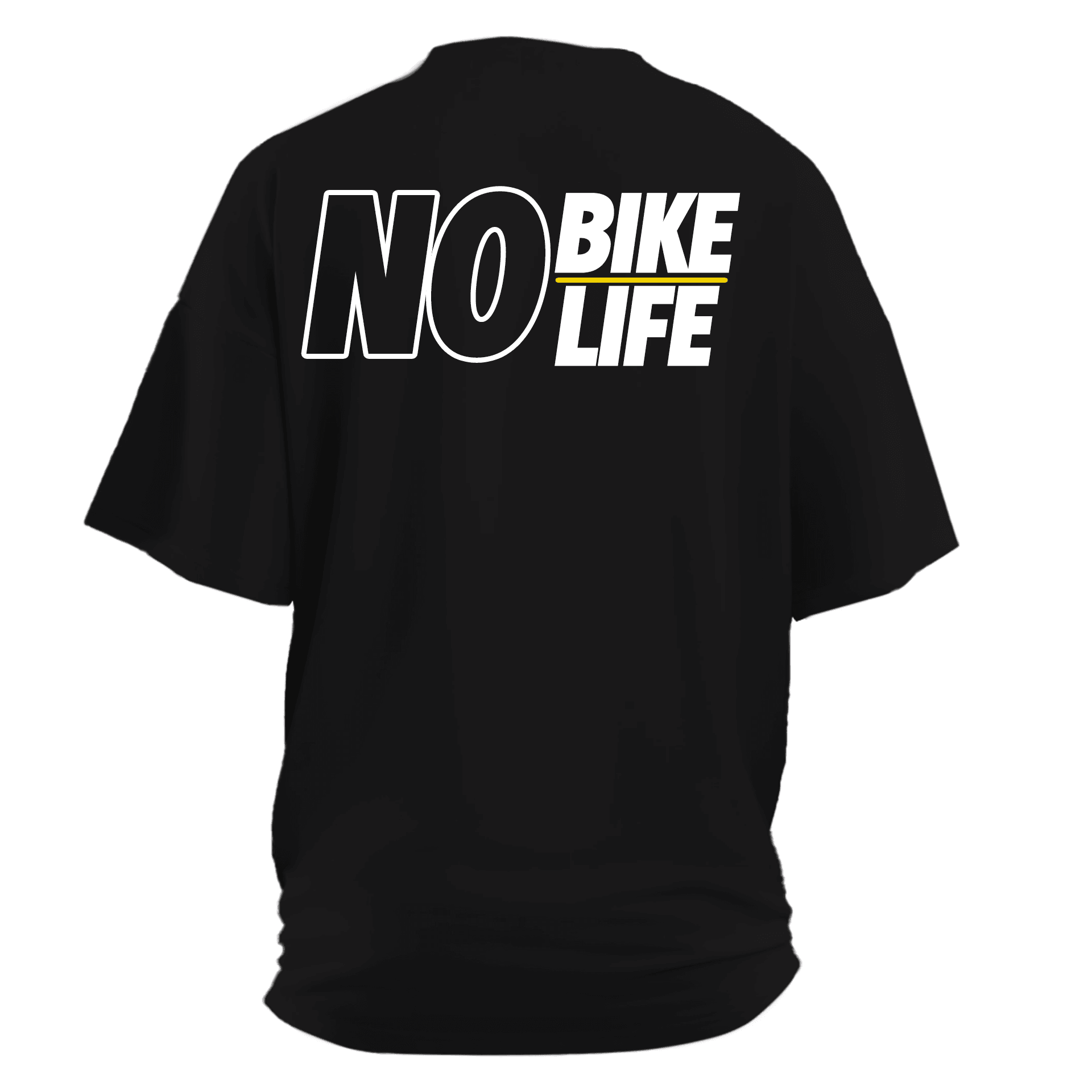 No Bike No Life   Ön Baskılı ve Arka Moto  Series(Unisex Tişört )