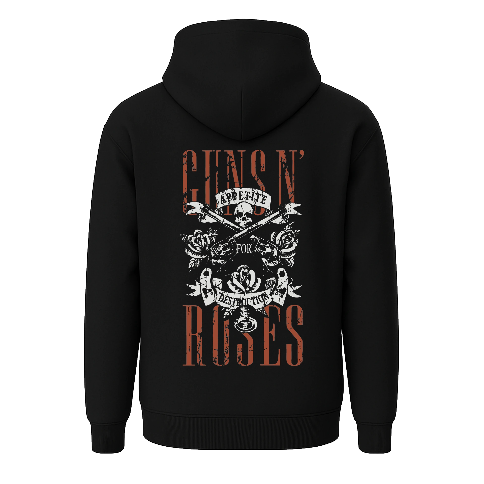 Guns'N Roses  II Ön  ve Arka Baskılı (Unisex Hoodie)