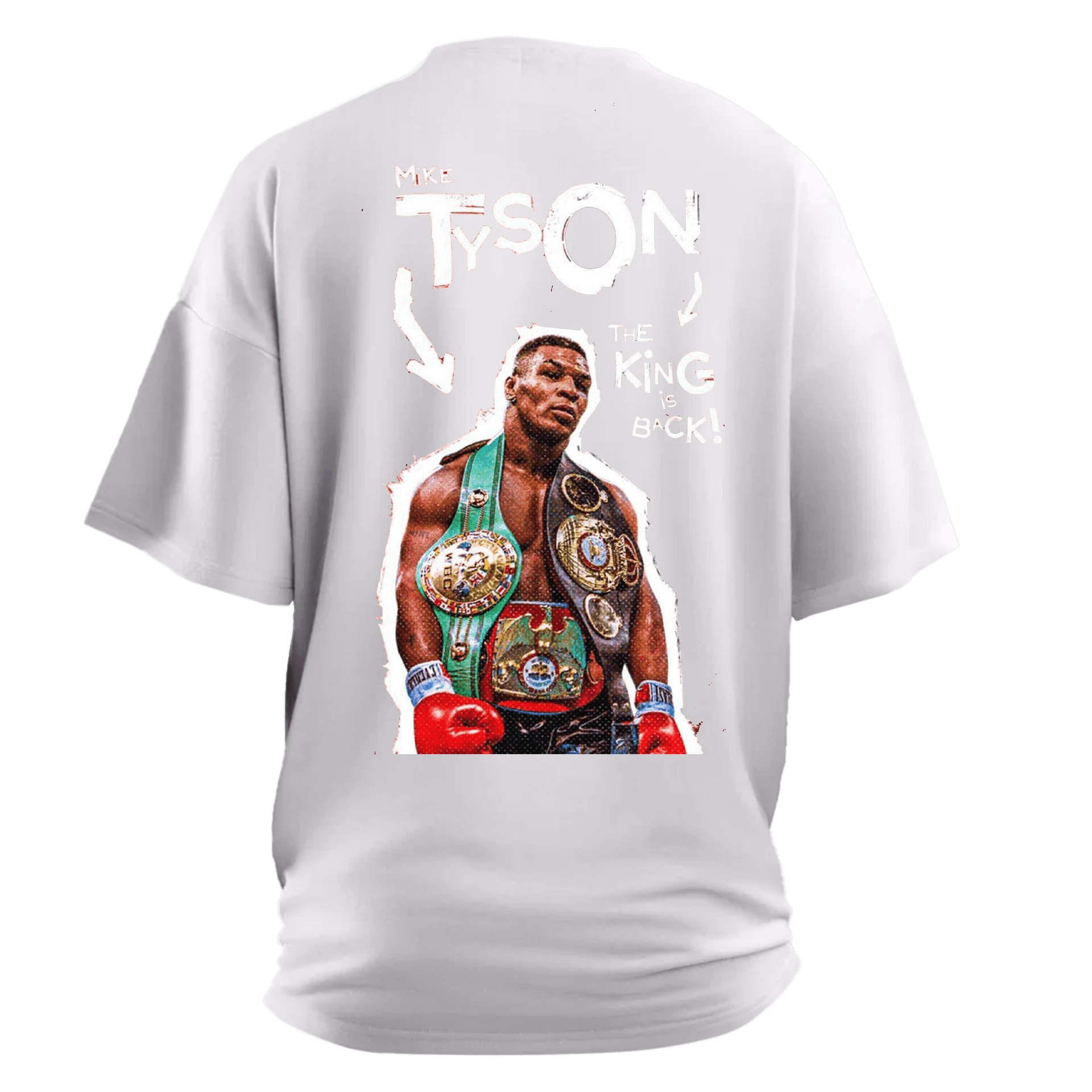 Mike Tyson Be Real Spor Series Ön Arka Baskılı (Unisex Tişört)