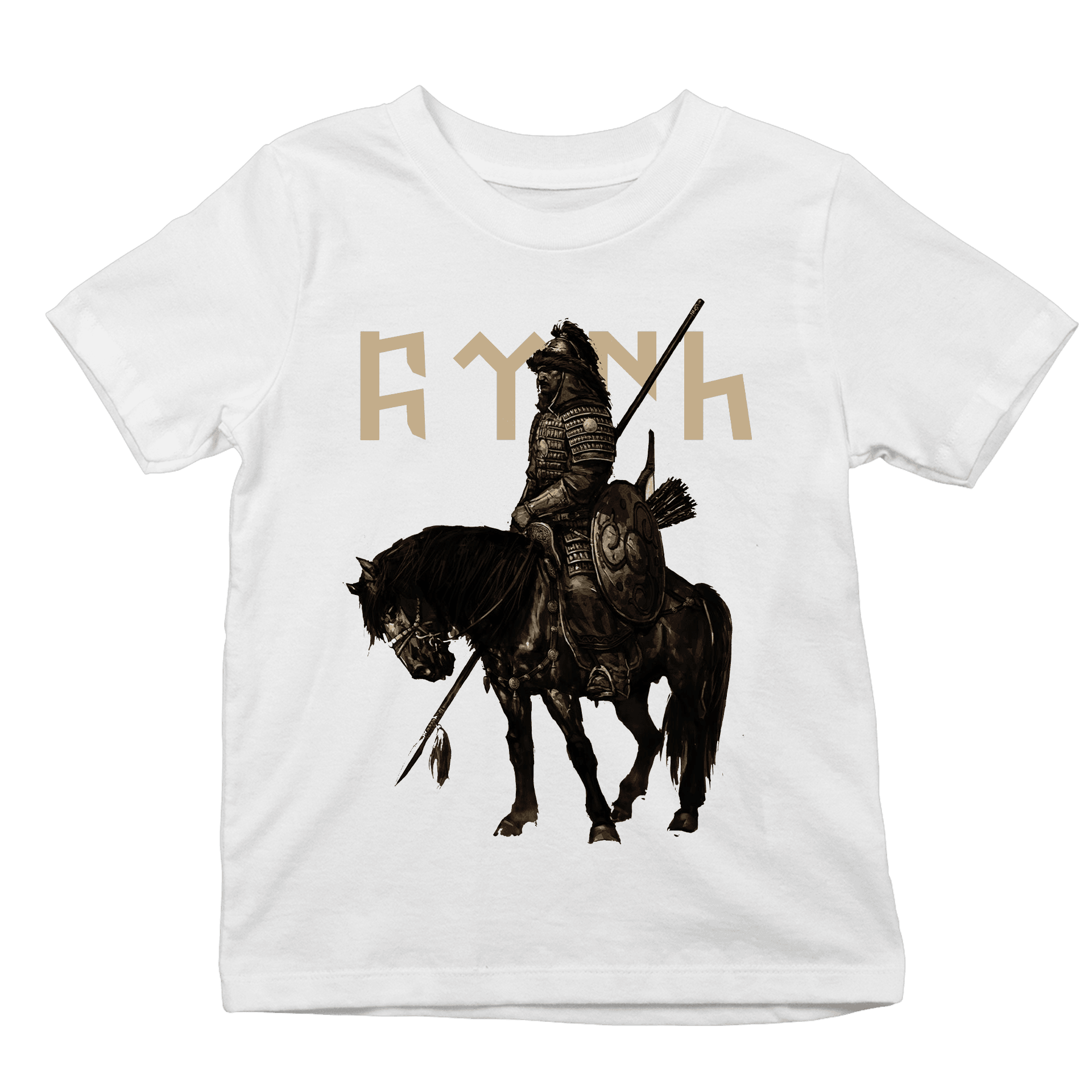 Türk Hakanı Ön Baskılı (Çocuk unisex tişört)