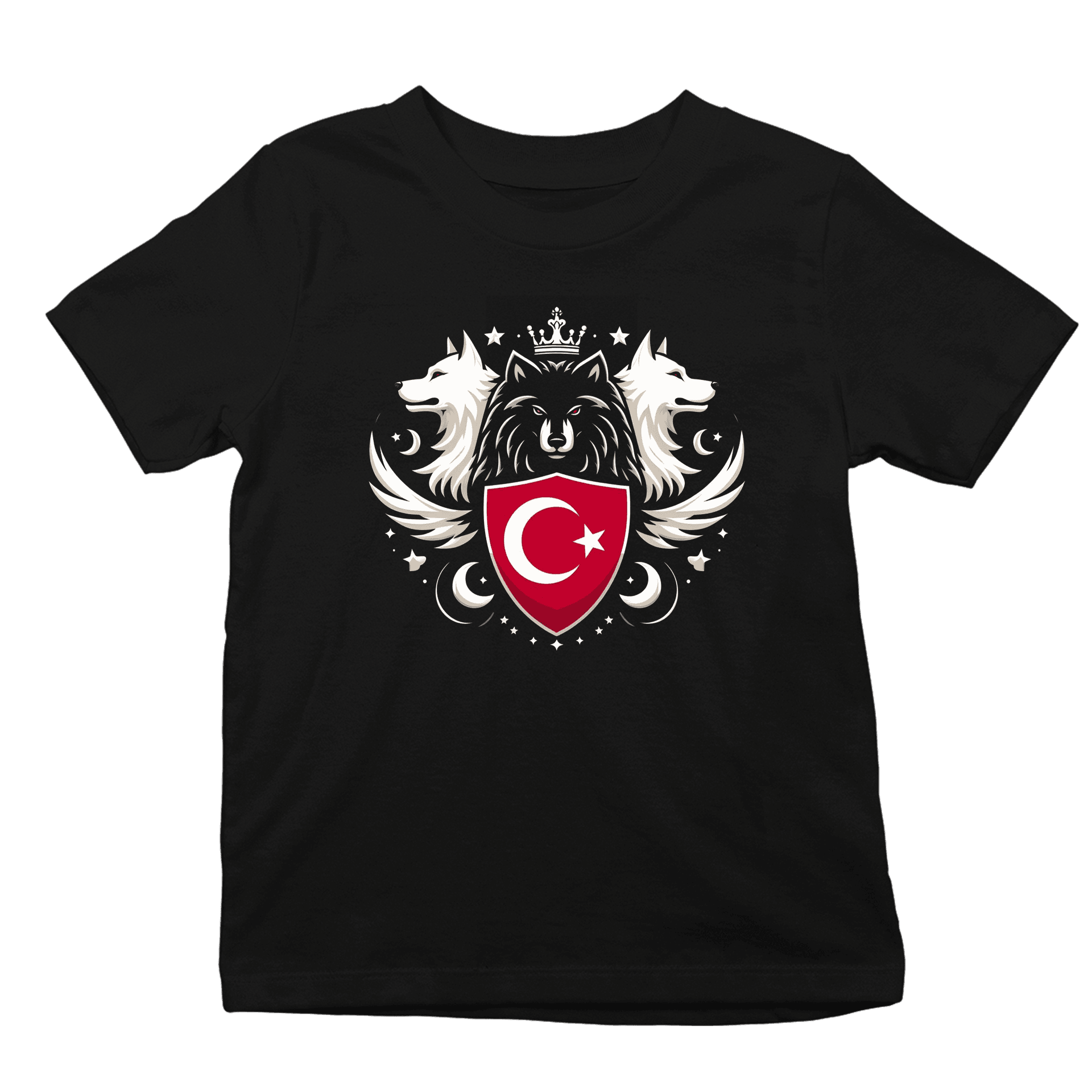 Kurt Bayrak  Ön Baskılı (Çocuk unisex tişört)