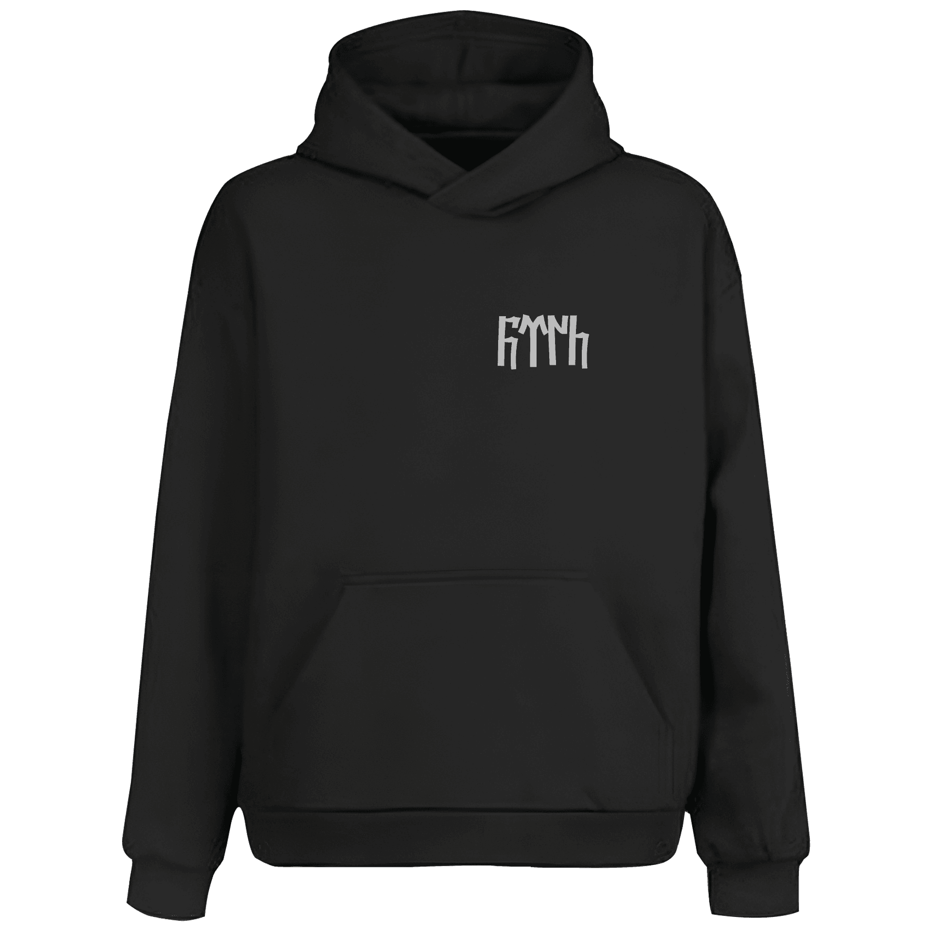 Türk Text Ön ve Arka Baskı   (Unisex Kapüşonlu)
