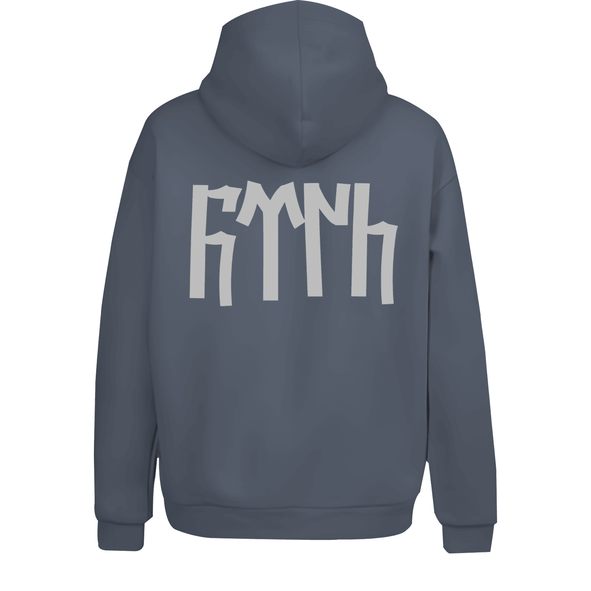Türk Text Ön ve Arka Baskı   (Unisex Kapüşonlu)